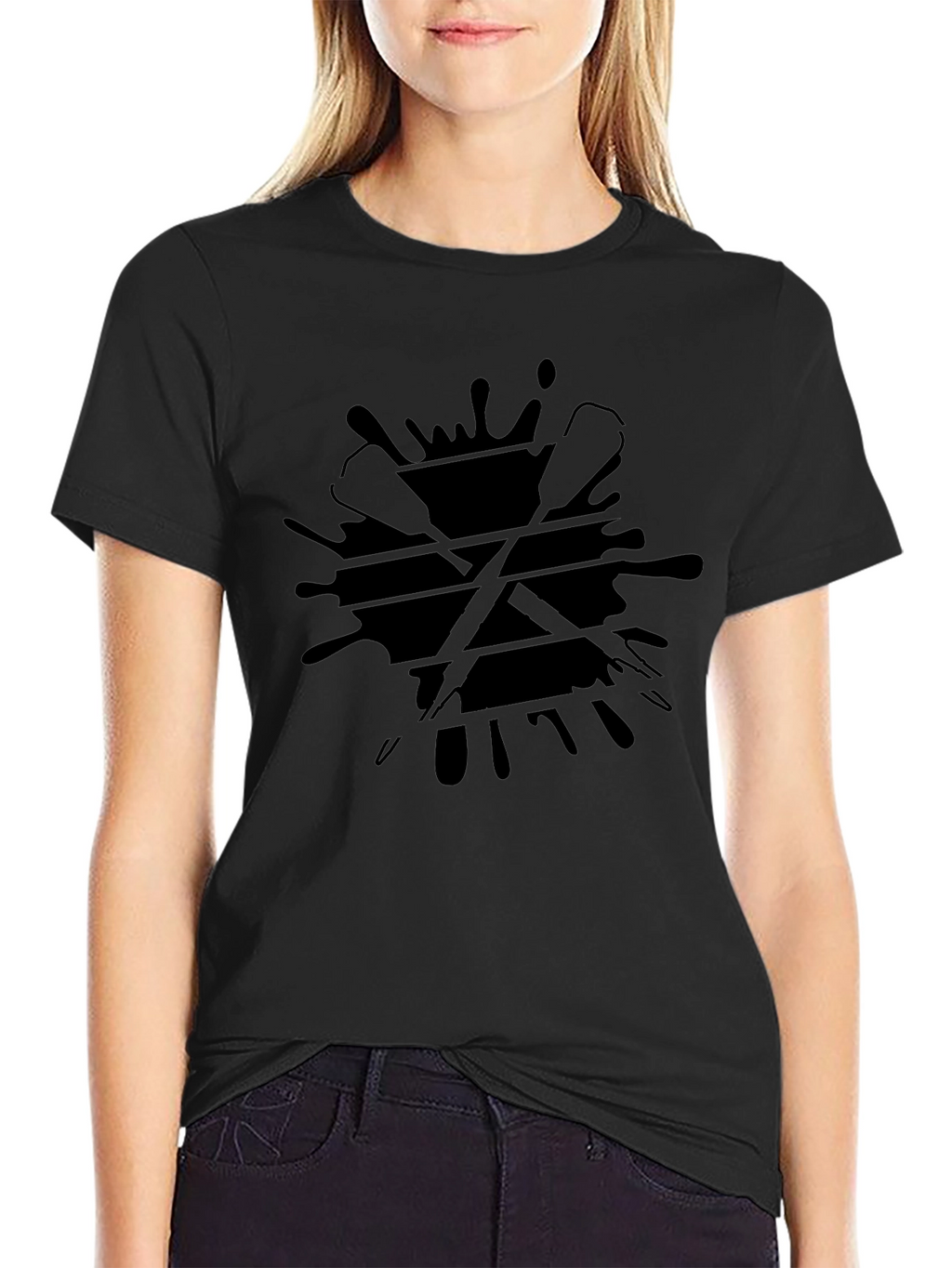 Lacrosse Sticks Black T-Shirt