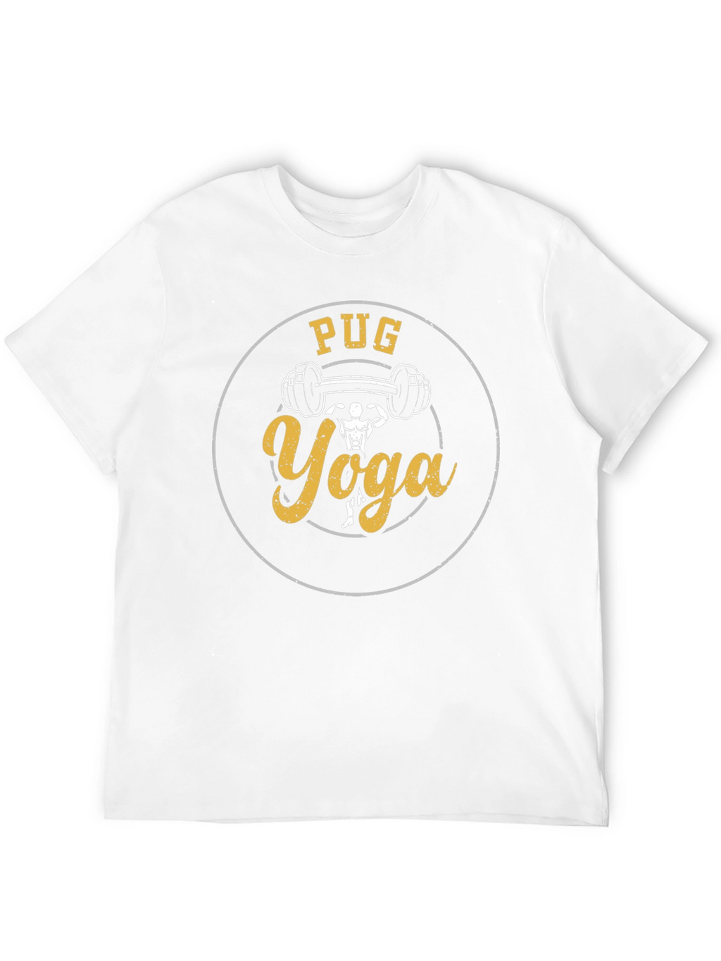Pug Yoga T-Shirt - Weightlifting Funny Tee