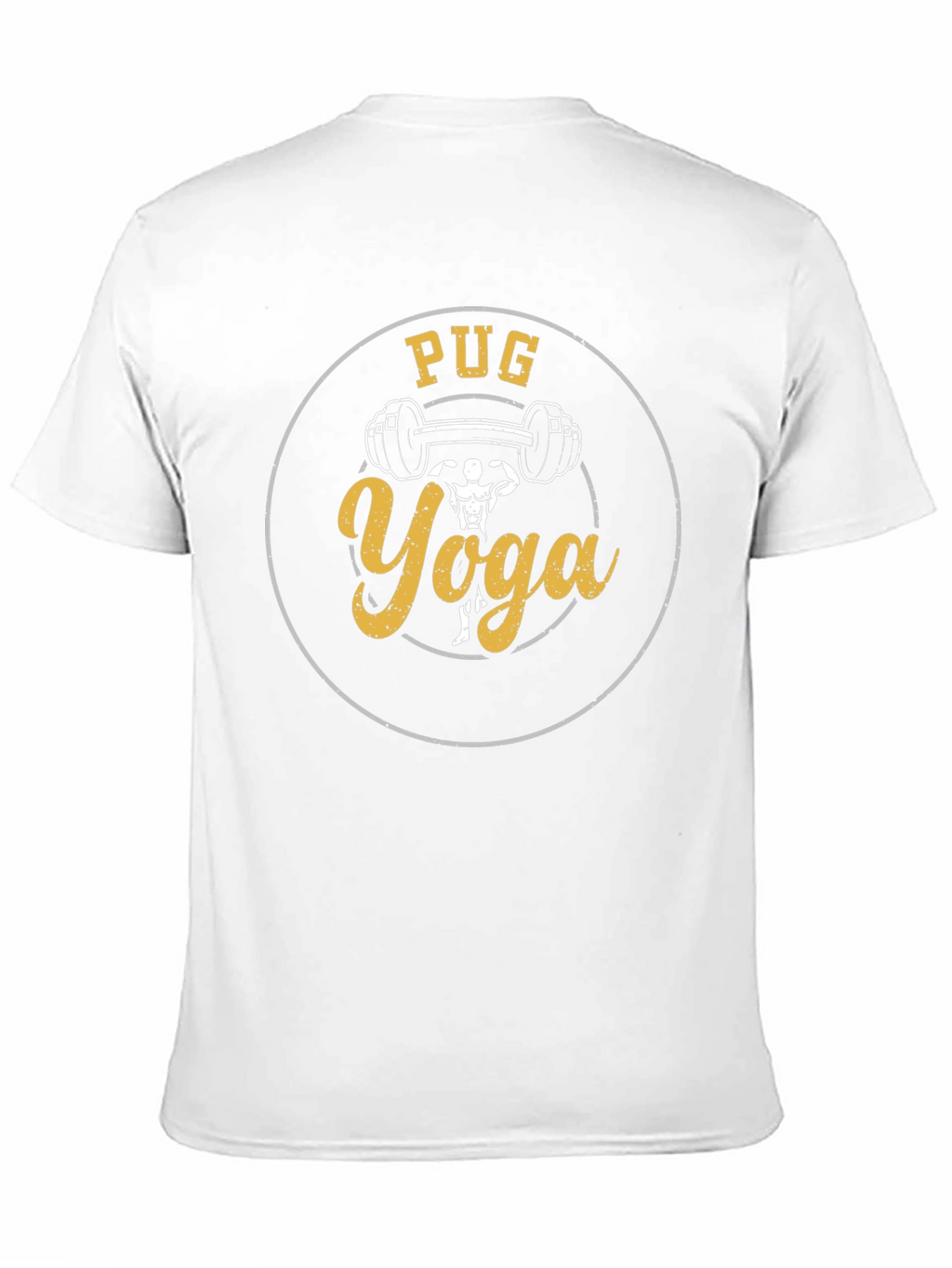 Pug Yoga T-Shirt - Weightlifting Funny Tee