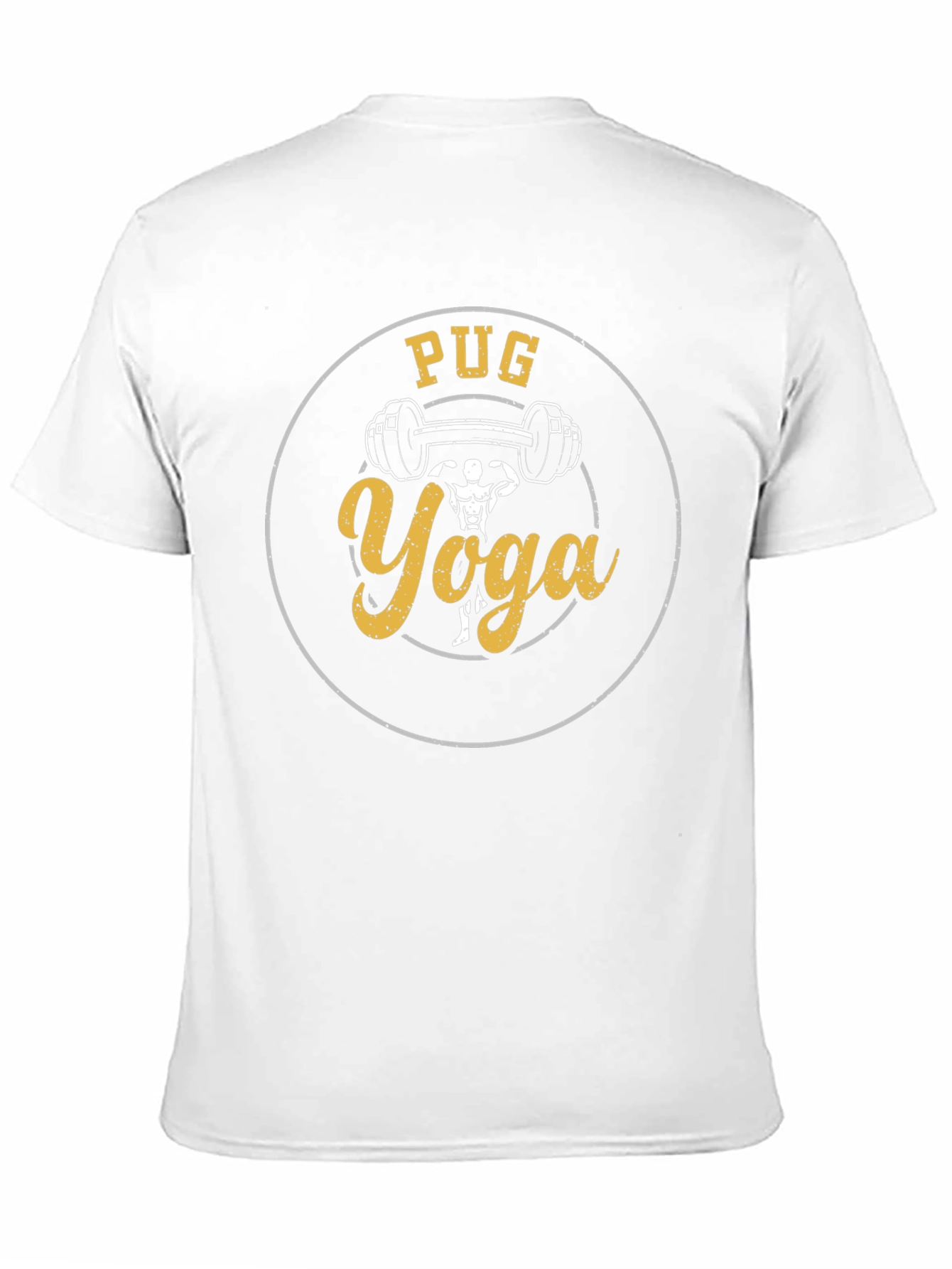 Pug Yoga T-Shirt - Weightlifting Funny Tee