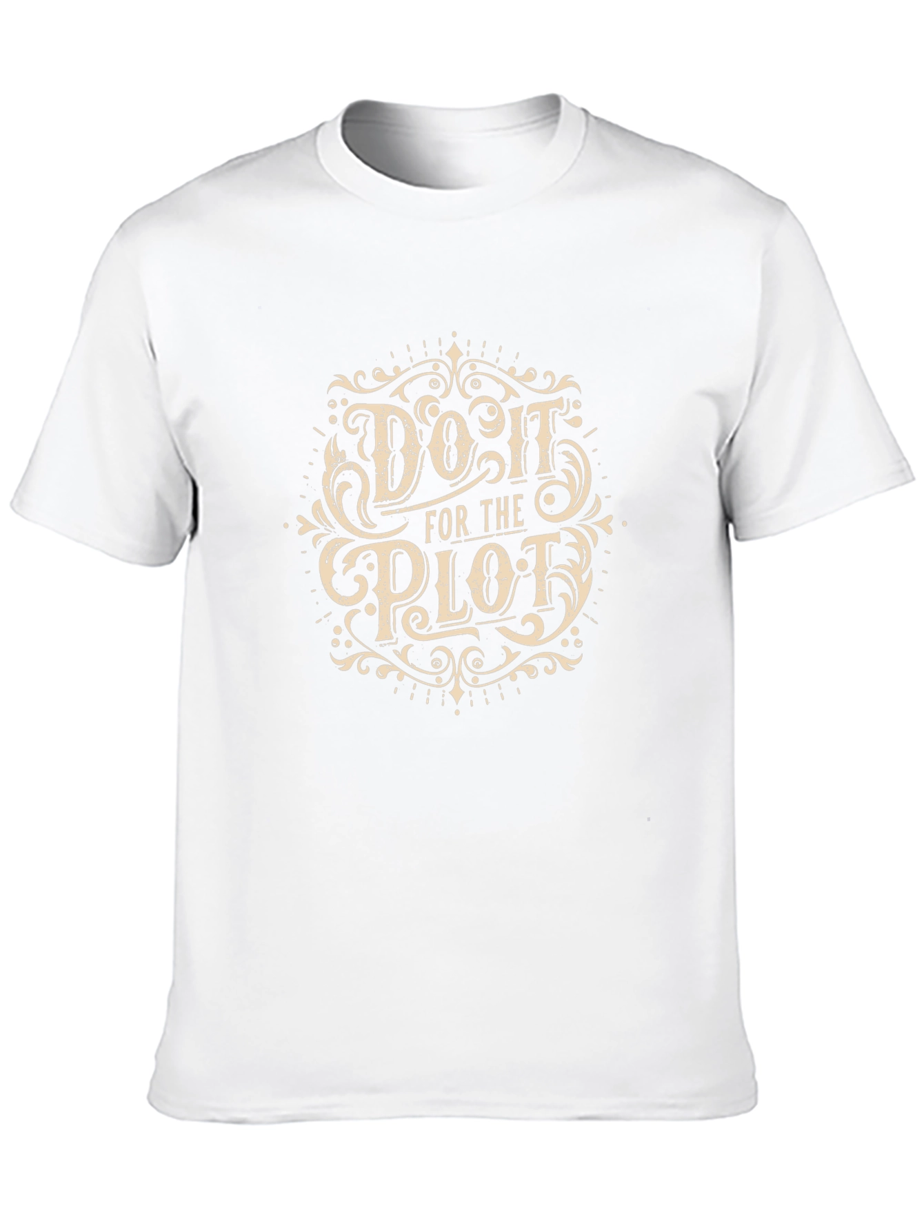 Do It For The Plot Black Graphic Tee