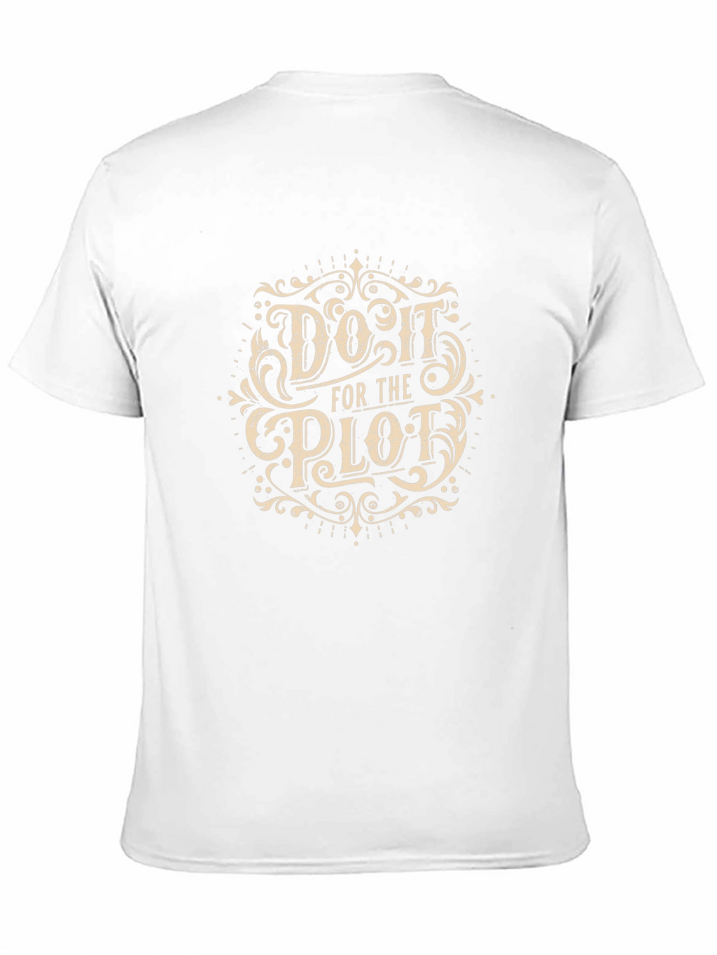Do It For The Plot Black Graphic Tee