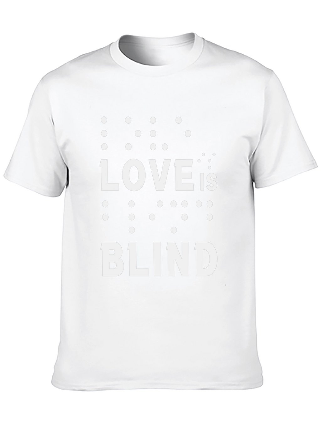 Love is Blind T-Shirt - Braille Graphic Tee