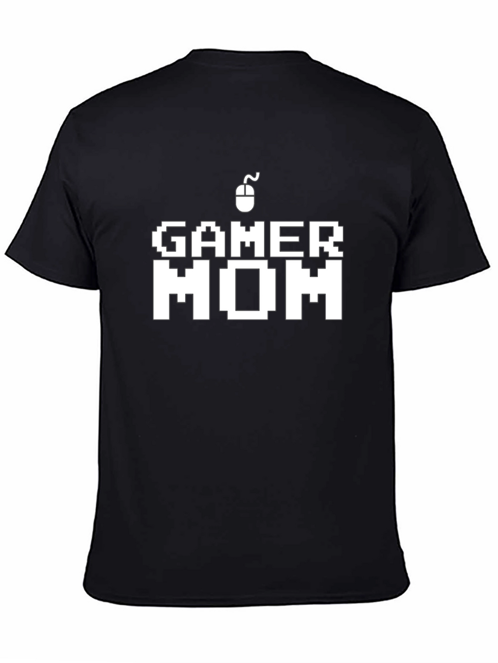 Gamer Mom Graphic T-Shirt - Black Cotton Blend