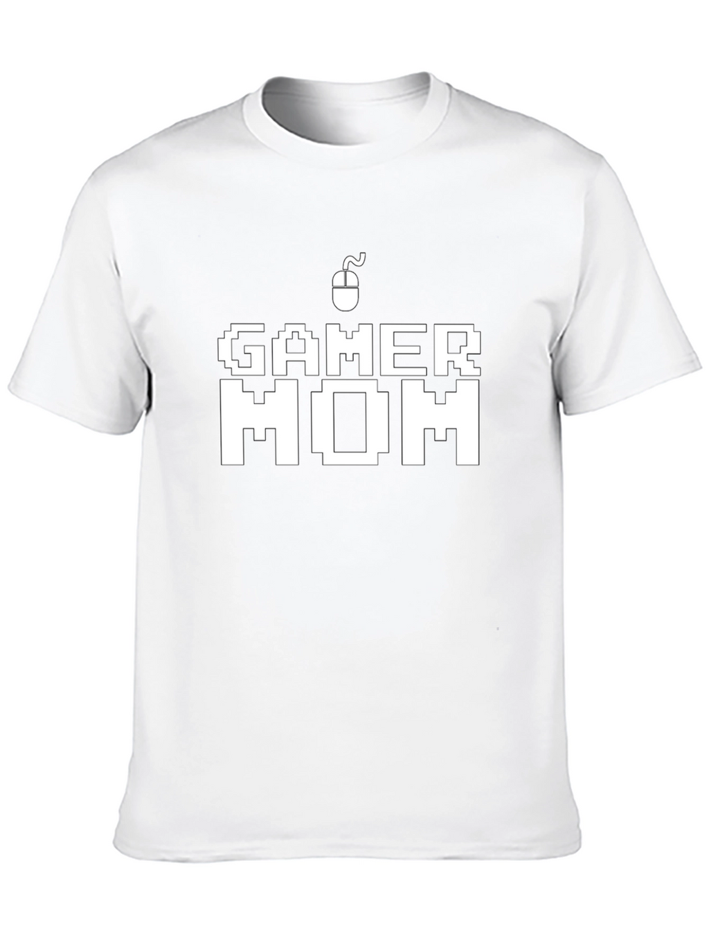 Gamer Mom Graphic T-Shirt - Black Cotton Blend
