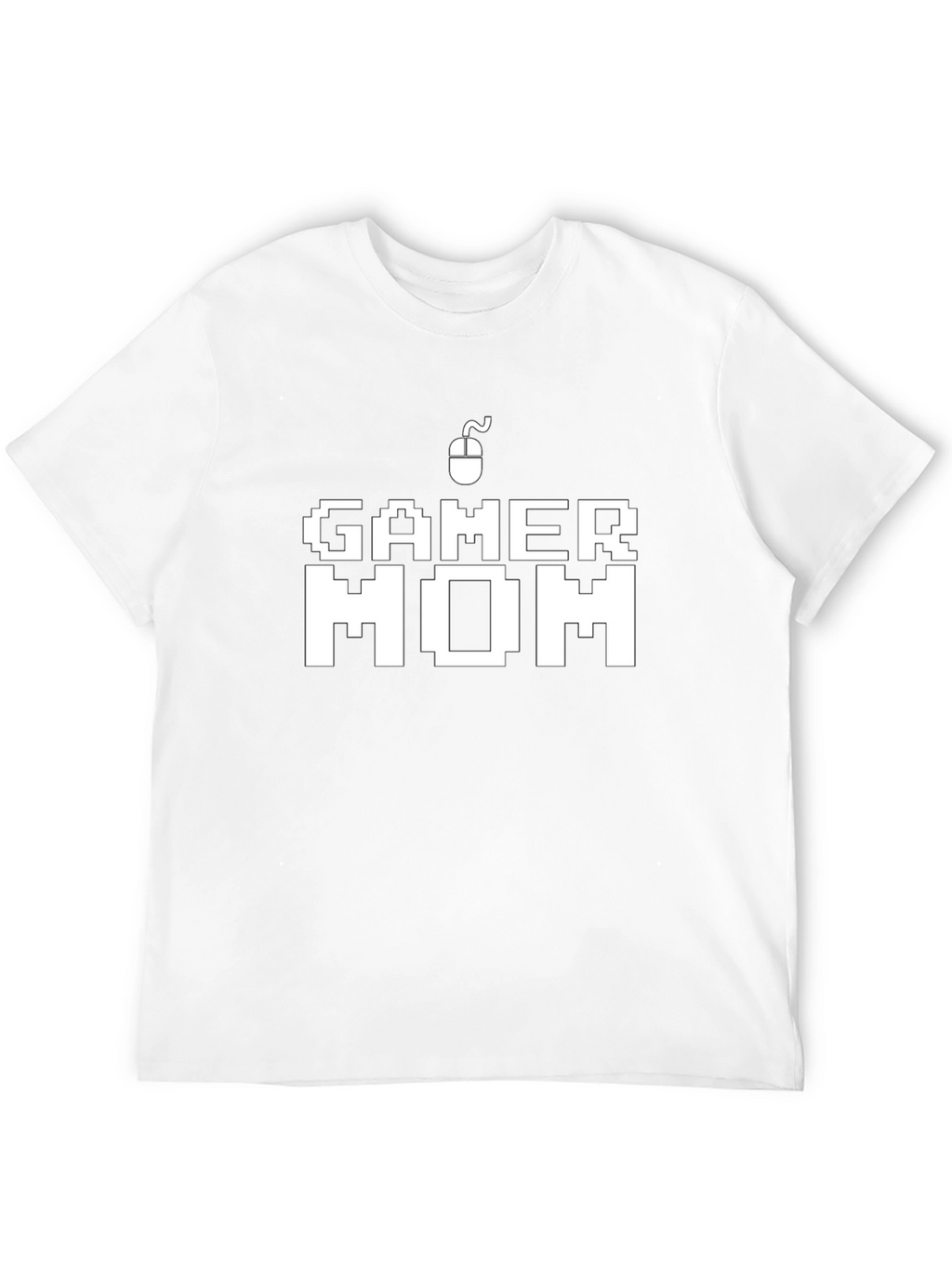 Gamer Mom Graphic T-Shirt - Black Cotton Blend