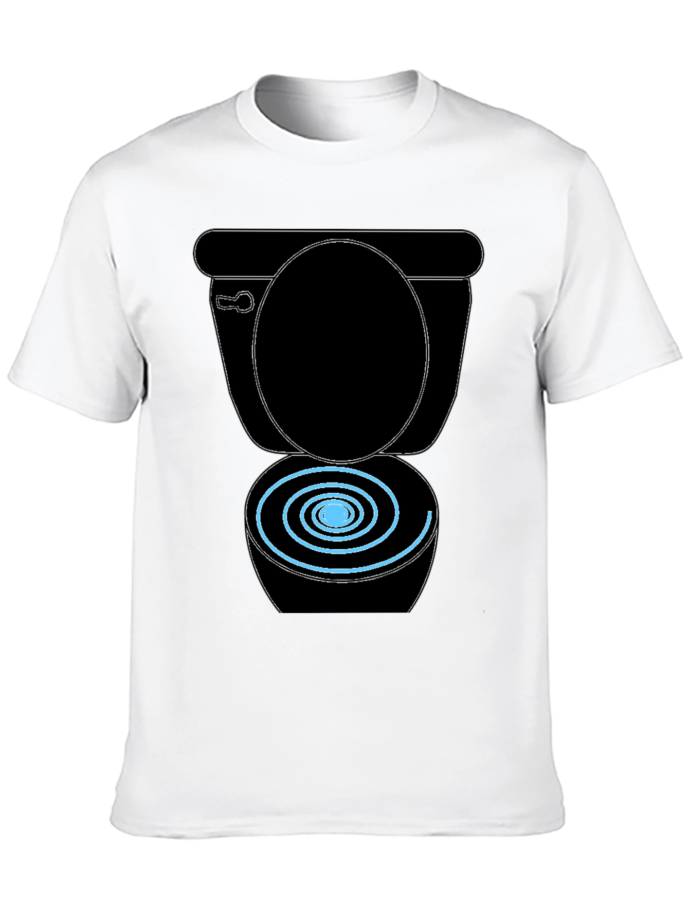 Toilet Humor Black Graphic Tee