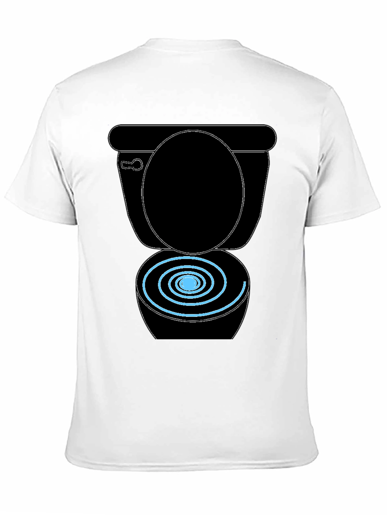 Toilet Humor Black Graphic Tee