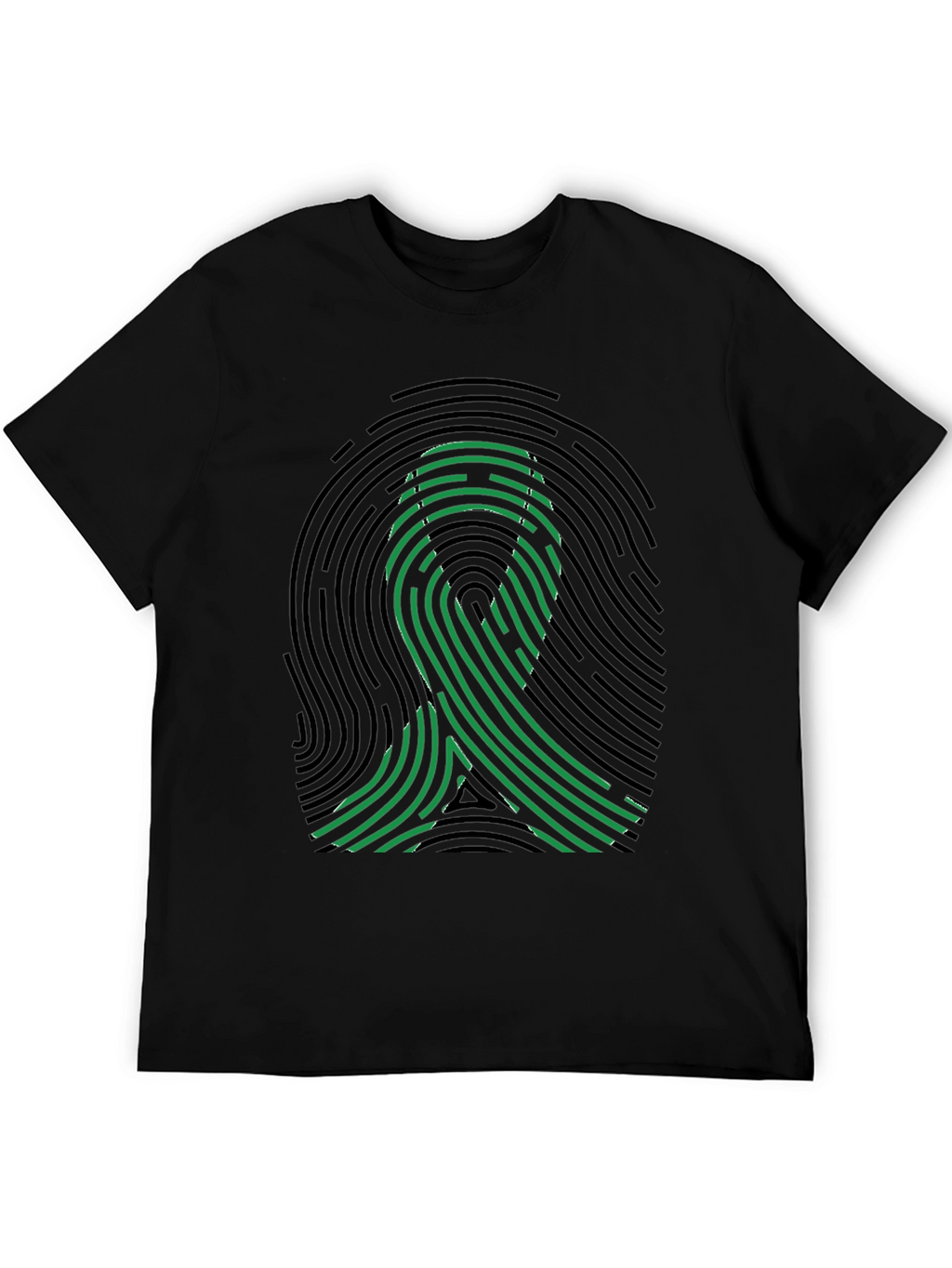 Awareness Ribbon Fingerprint T-Shirt