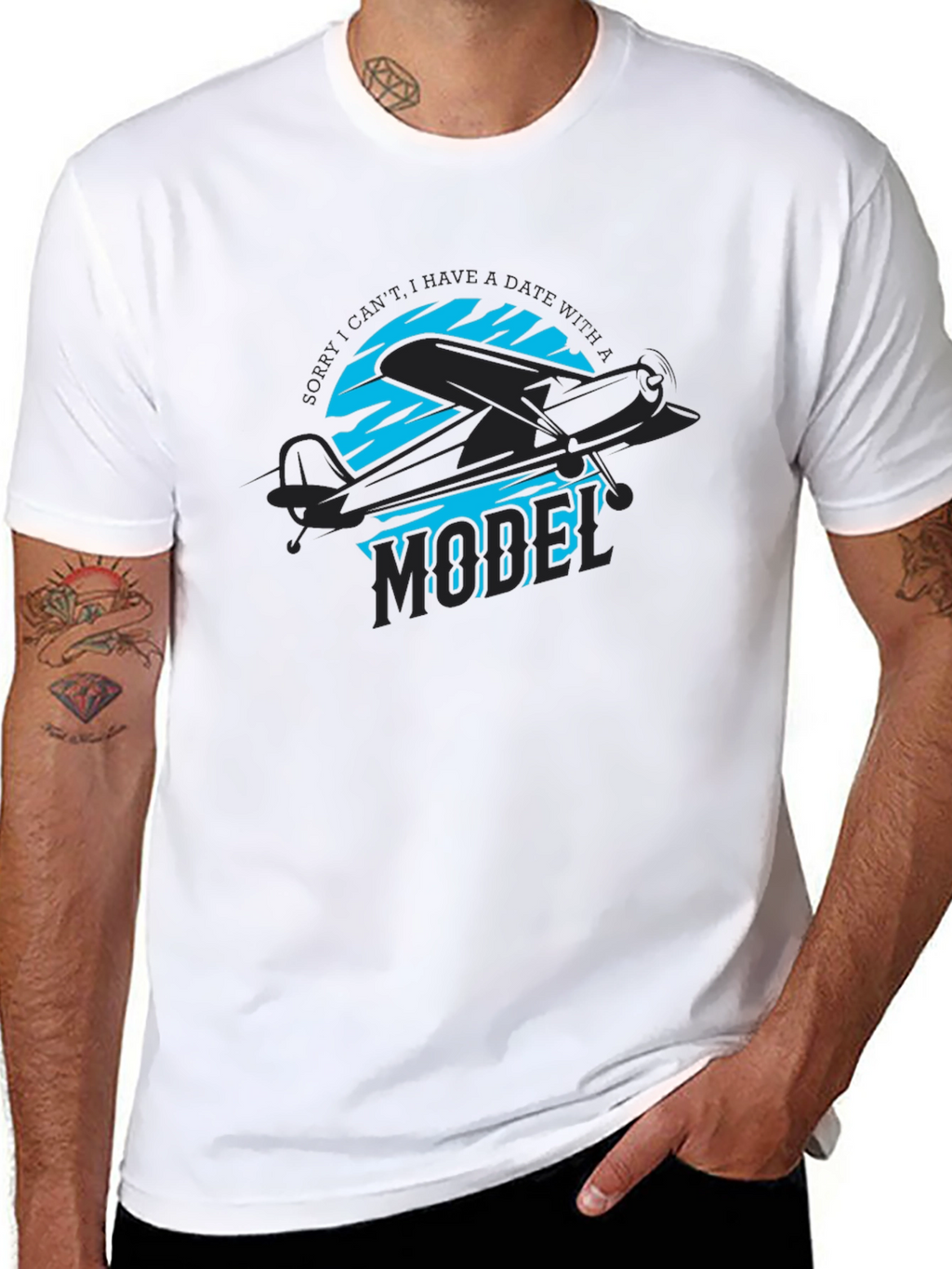 Model Airplane T-Shirt - Aviation Enthusiast Tee