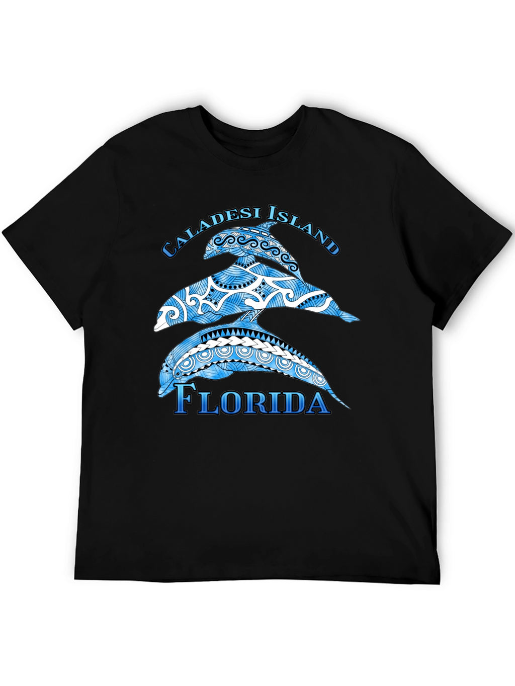 Caladesi Island Florida Dolphin Graphic T-Shirt