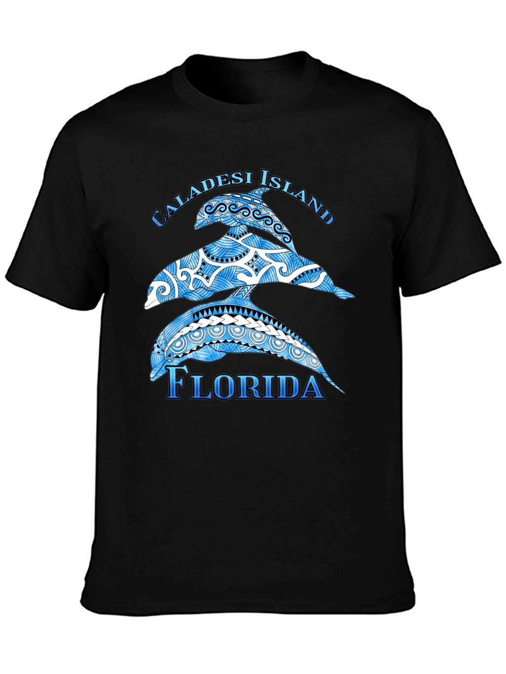 Caladesi Island Florida Dolphin Graphic T-Shirt