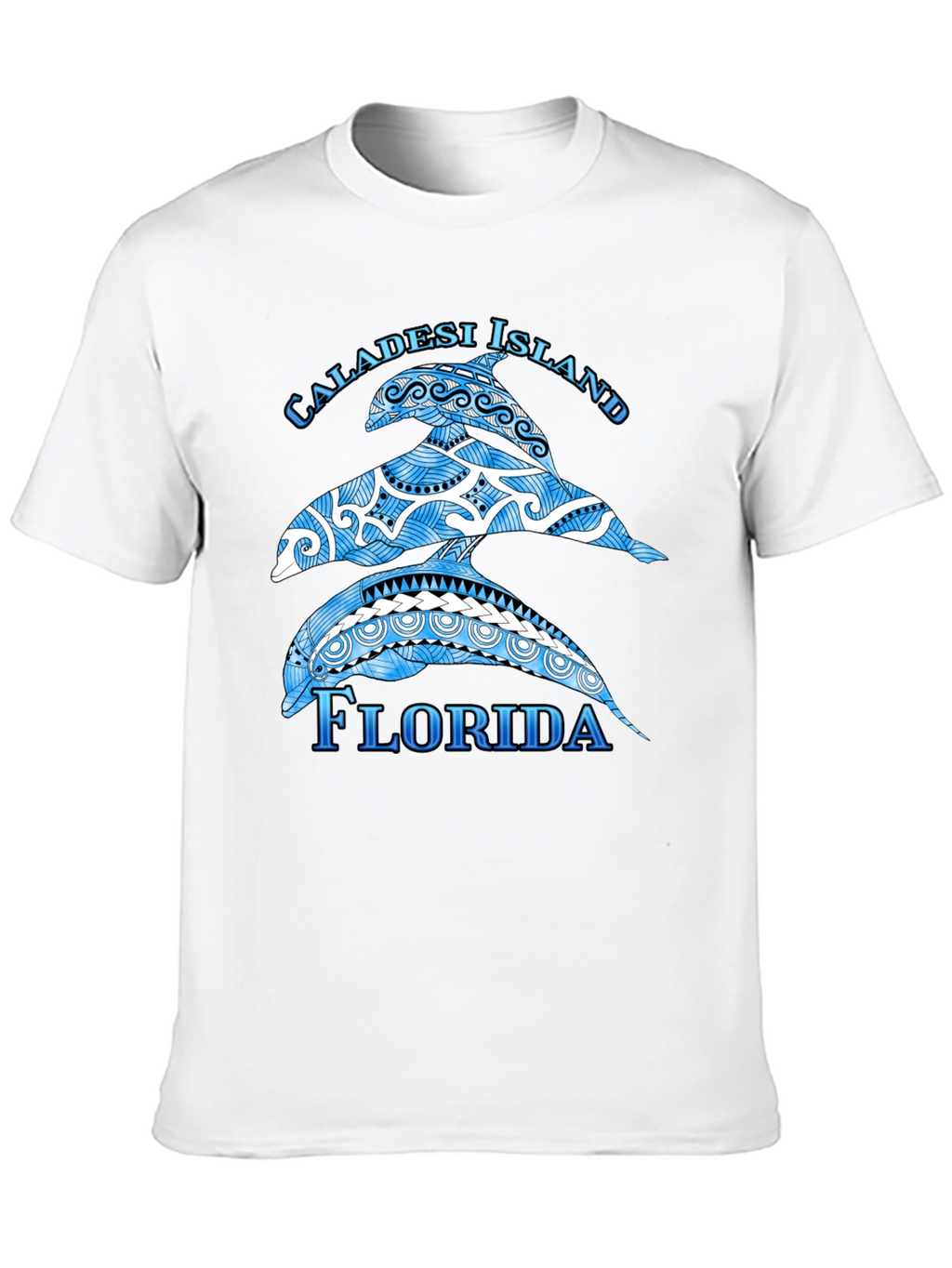 Caladesi Island Florida Dolphin Graphic T-Shirt