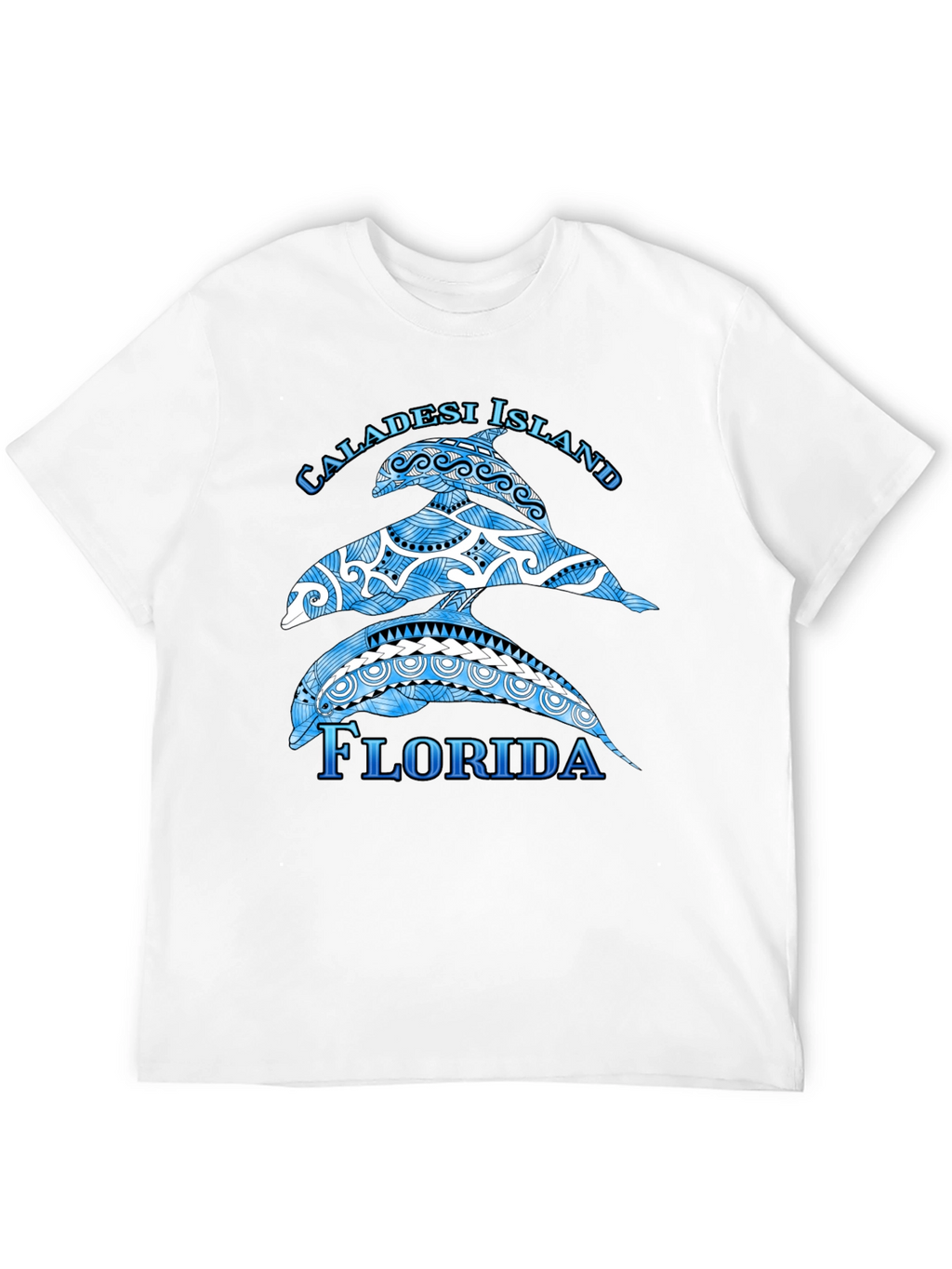Caladesi Island Florida Dolphin Graphic T-Shirt