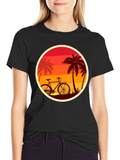 Sunset Bike Ride T-Shirt