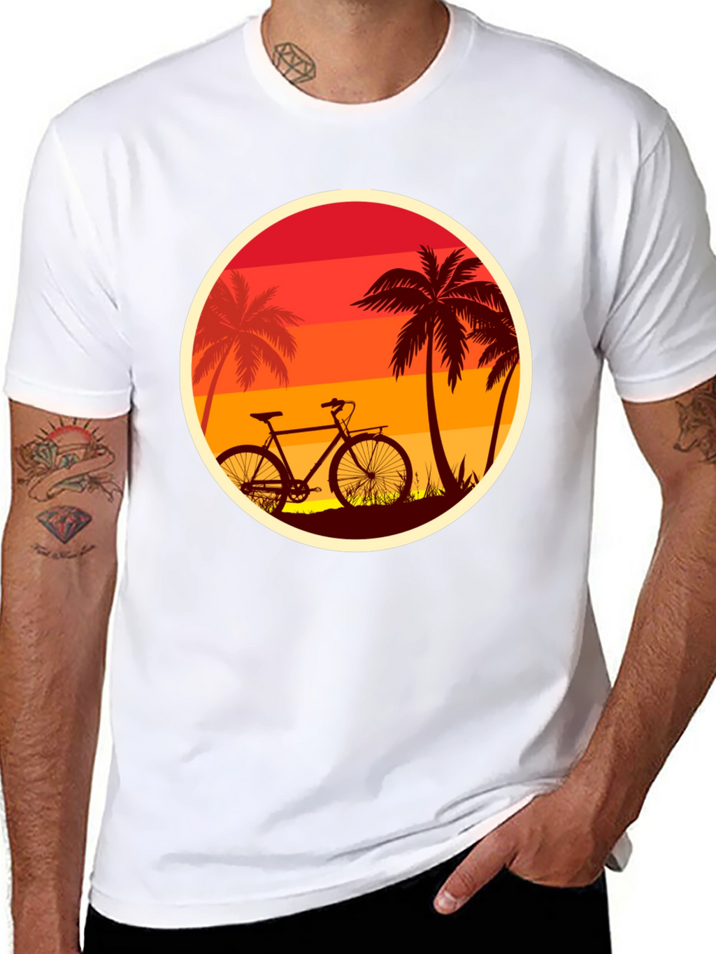 Sunset Bike Ride T-Shirt