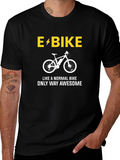 E-Bike Awesome T-Shirt - Electric Bike Graphic Tee
