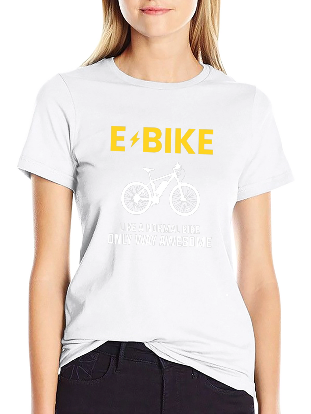 E-Bike Awesome T-Shirt - Electric Bike Graphic Tee