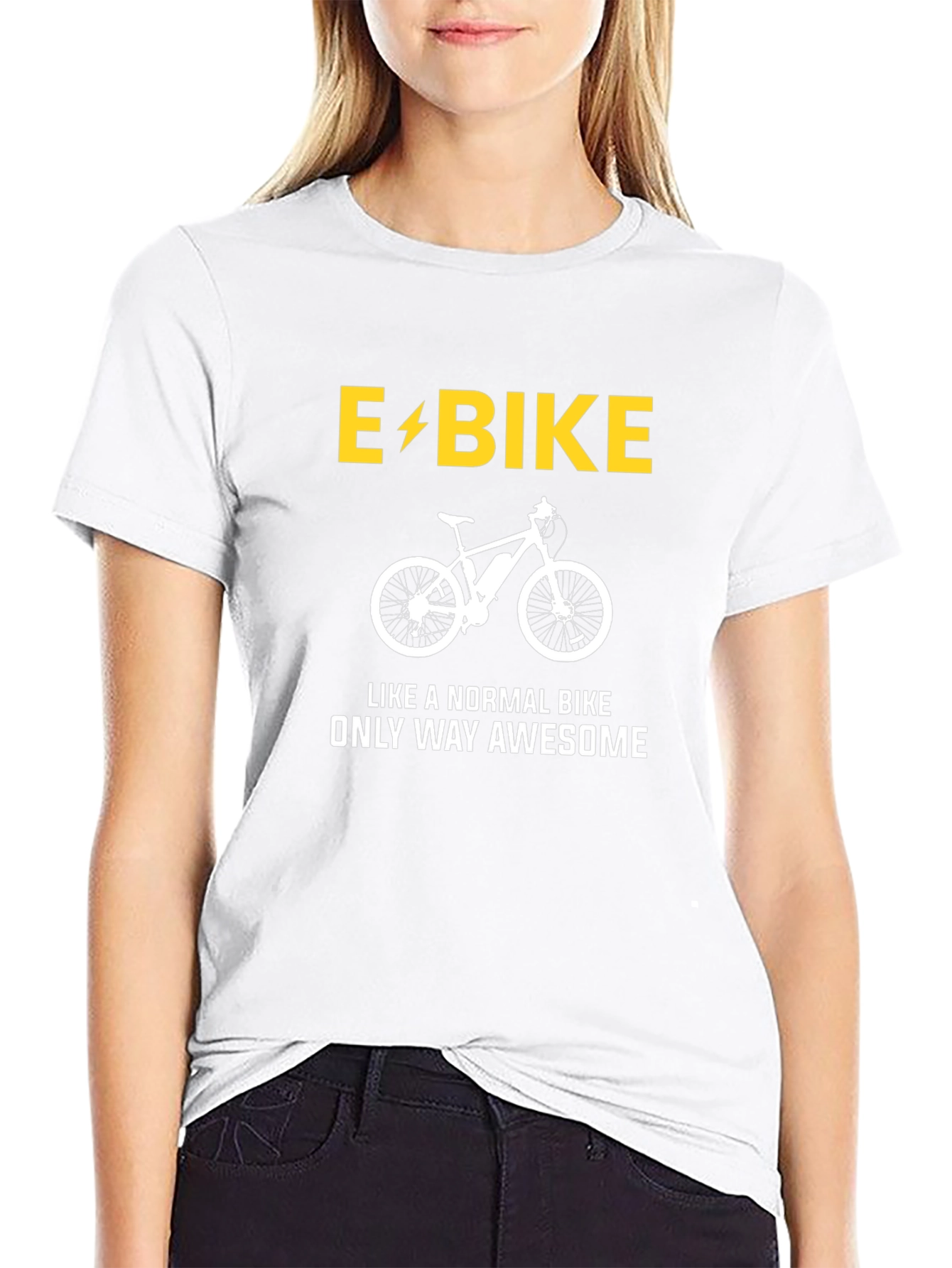 E-Bike Awesome T-Shirt - Electric Bike Graphic Tee