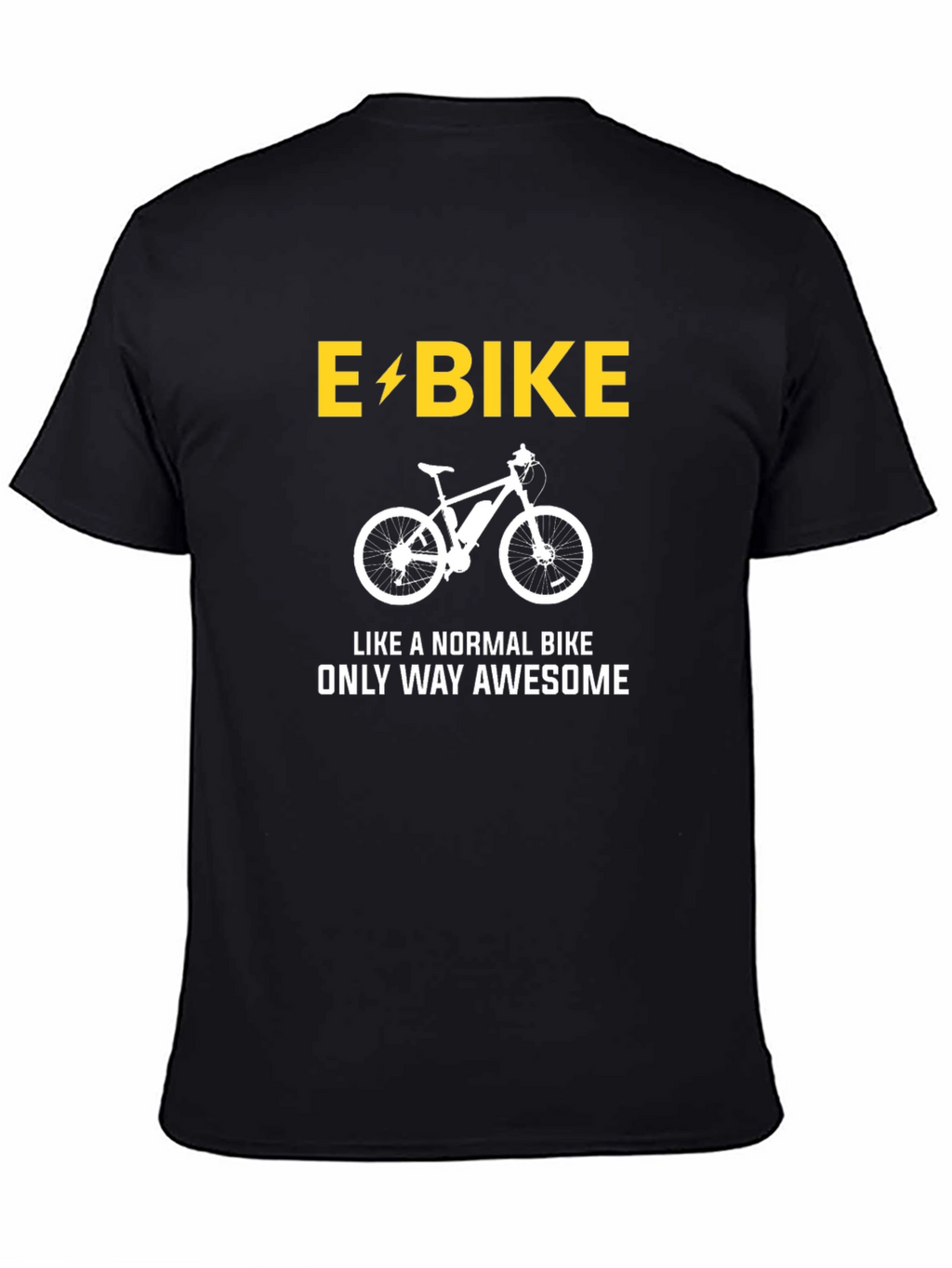 E-Bike Awesome T-Shirt - Electric Bike Graphic Tee