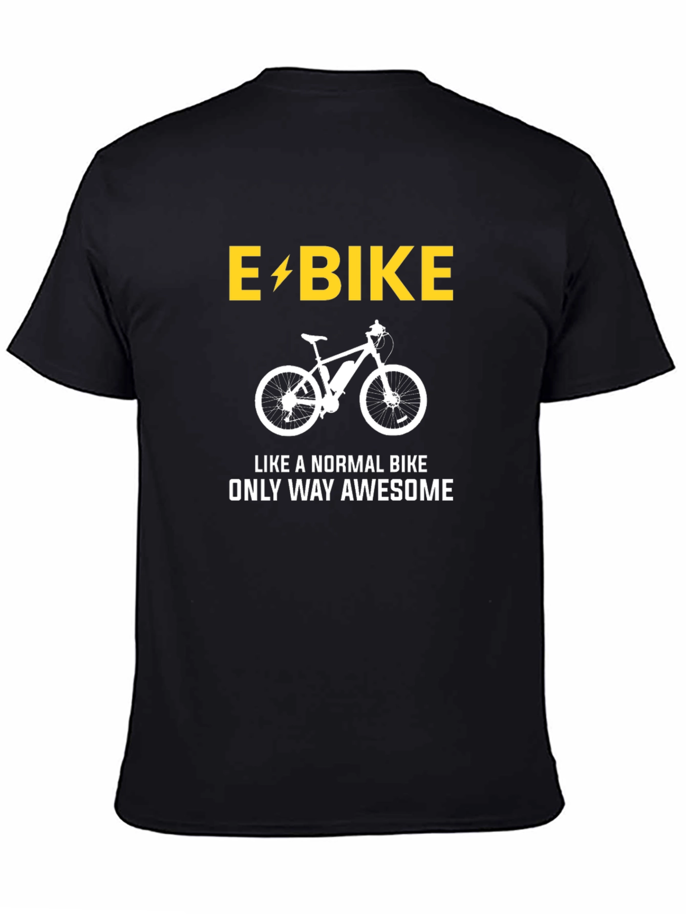 E-Bike Awesome T-Shirt - Electric Bike Graphic Tee