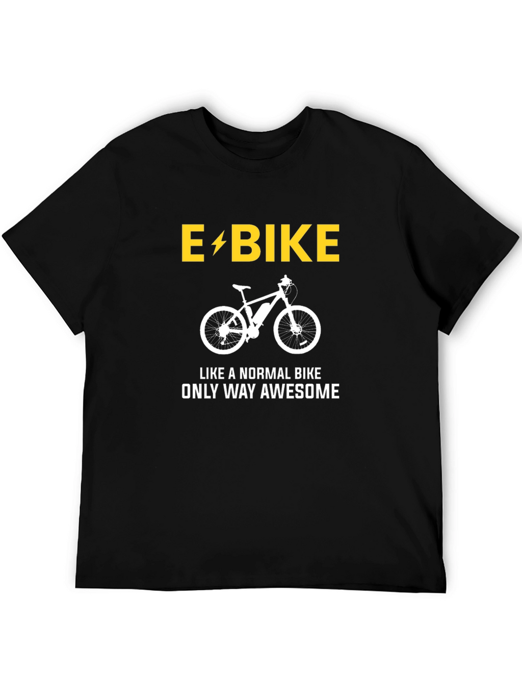 E-Bike Awesome T-Shirt - Electric Bike Graphic Tee