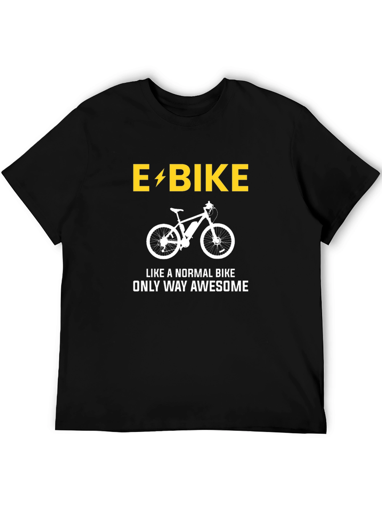 E-Bike Awesome T-Shirt - Electric Bike Graphic Tee