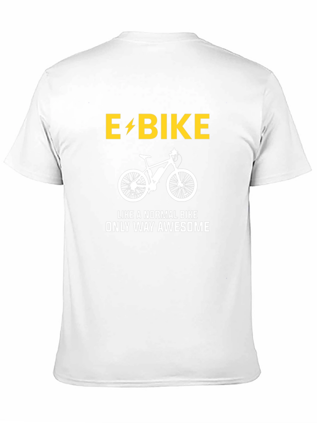 E-Bike Awesome T-Shirt - Electric Bike Graphic Tee