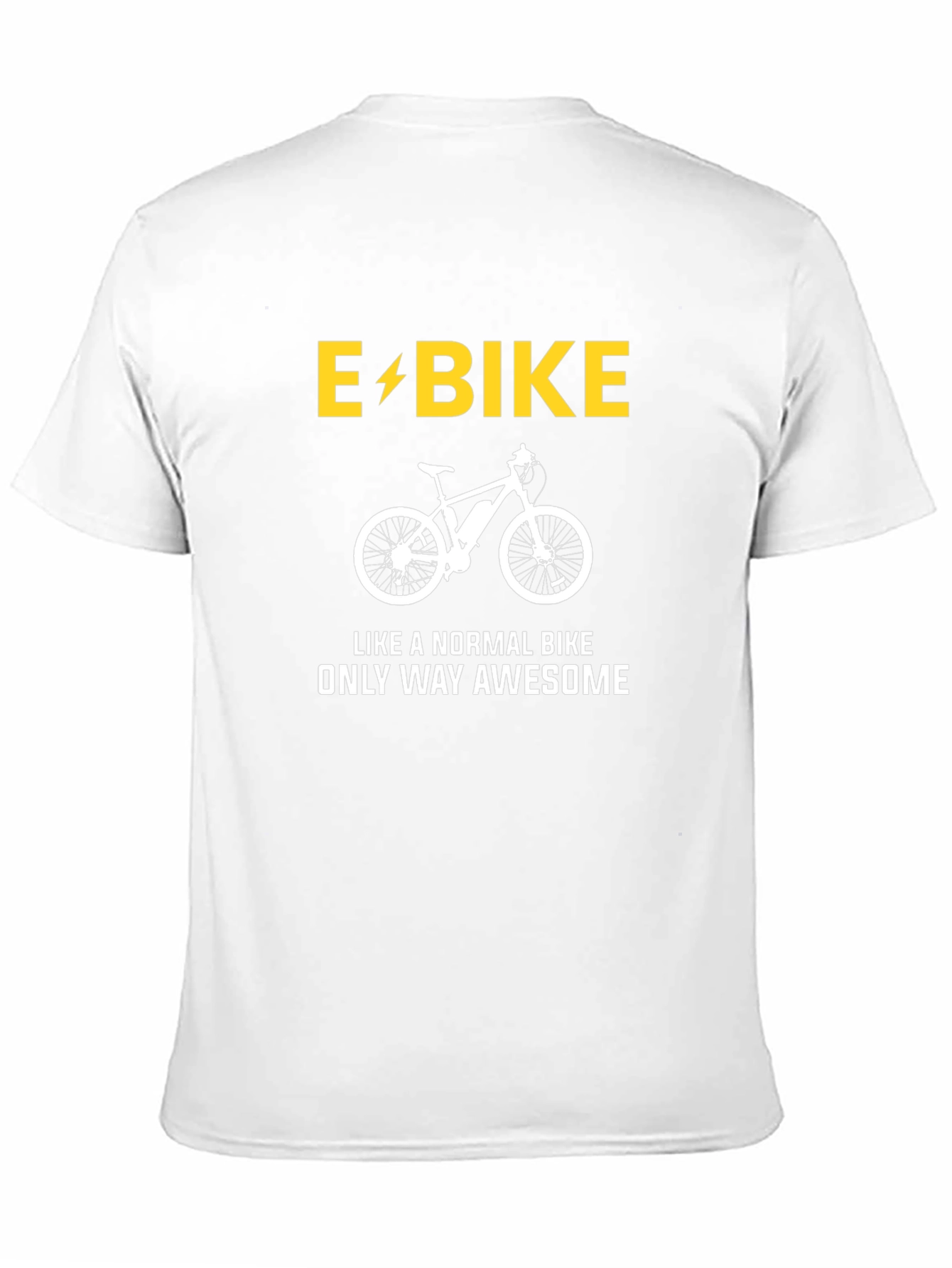 E-Bike Awesome T-Shirt - Electric Bike Graphic Tee