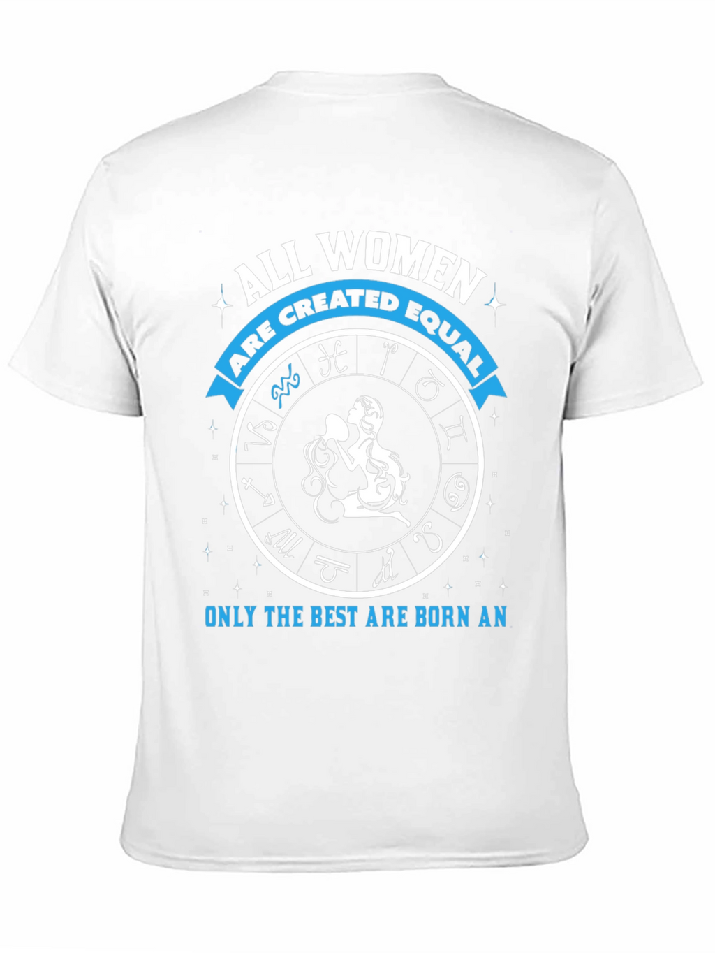Zodiac Aquarius Womens Graphic T-Shirt