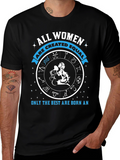 Zodiac Aquarius Womens Graphic T-Shirt
