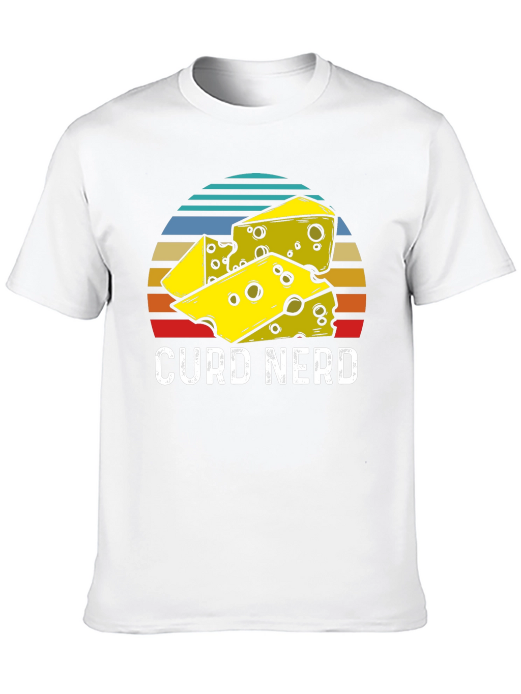 Curd Nerd Cheese Lover T-Shirt - Black