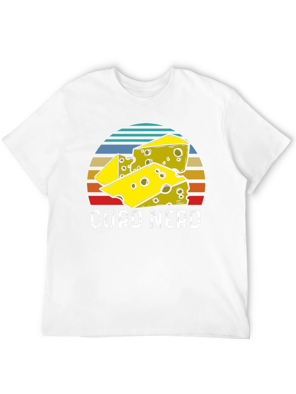 Curd Nerd Cheese Lover T-Shirt - Black
