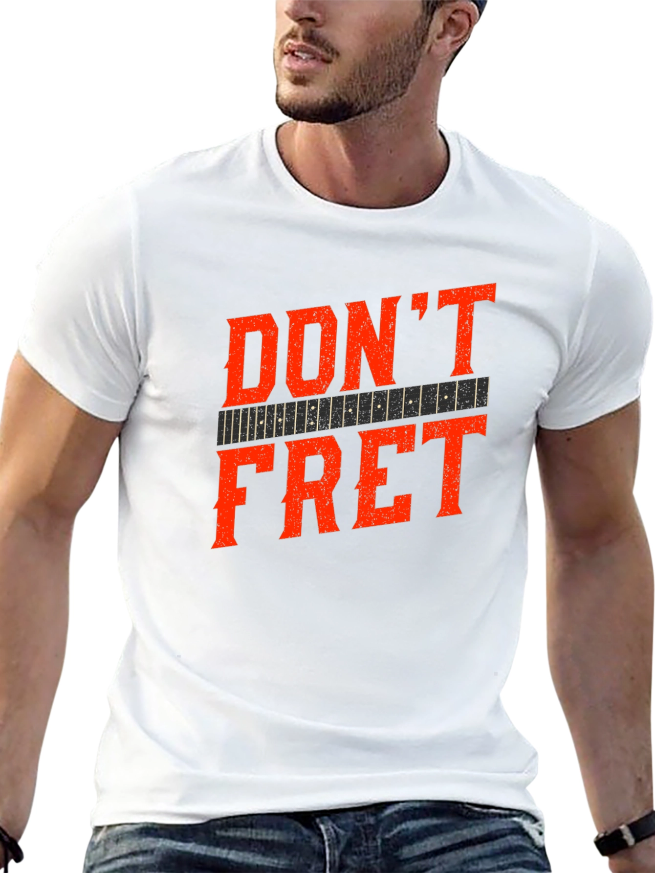 Dont Fret Black Graphic Tee