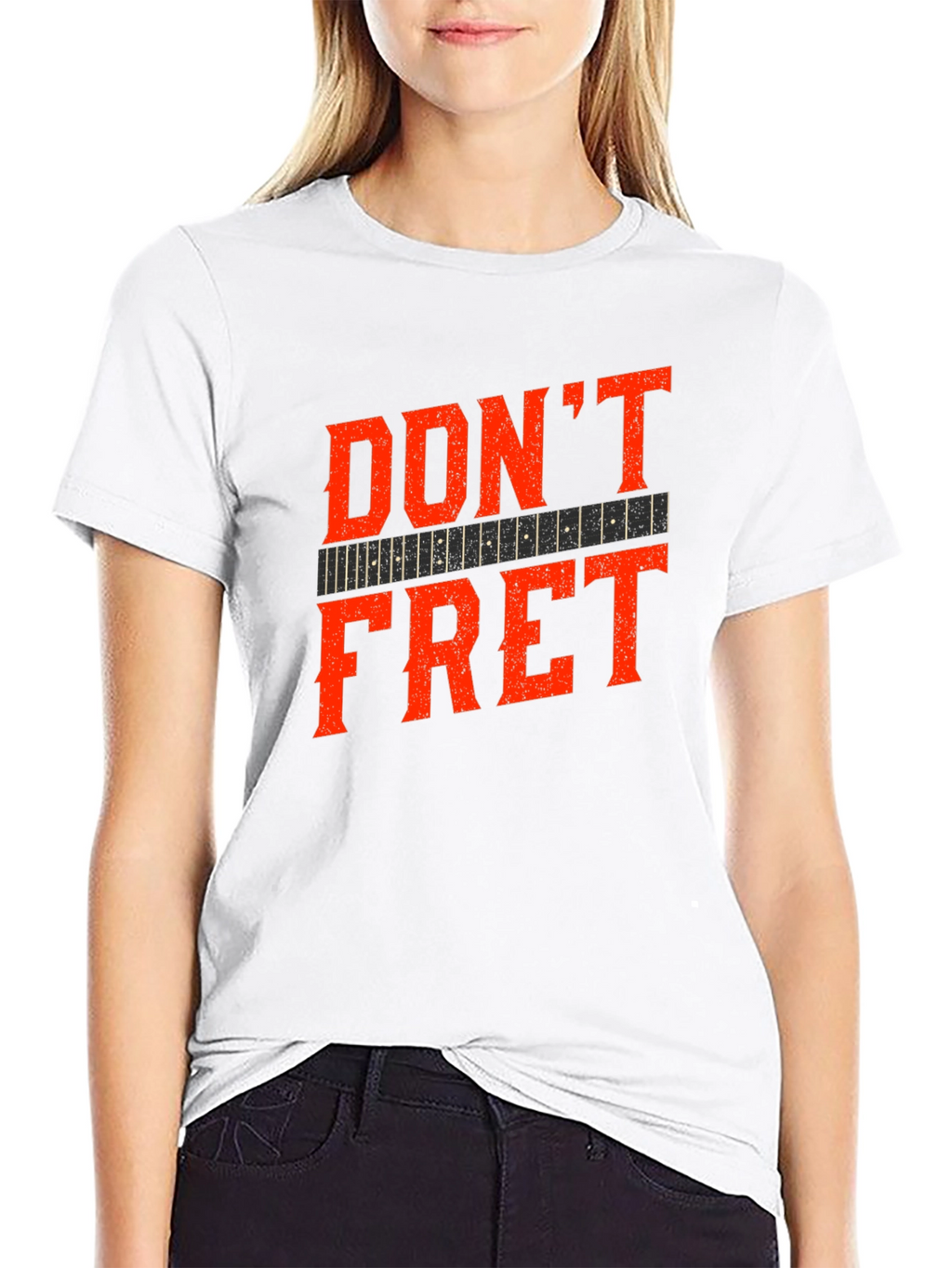 Dont Fret Black Graphic Tee
