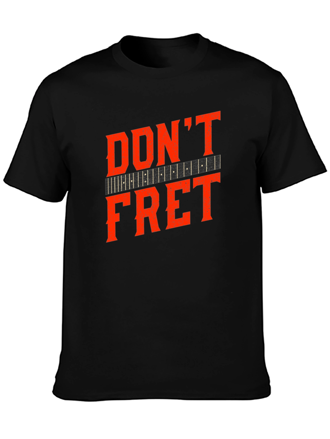 Dont Fret Black Graphic Tee