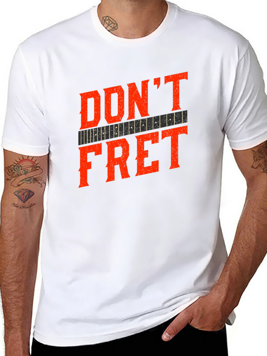 Dont Fret Black Graphic Tee