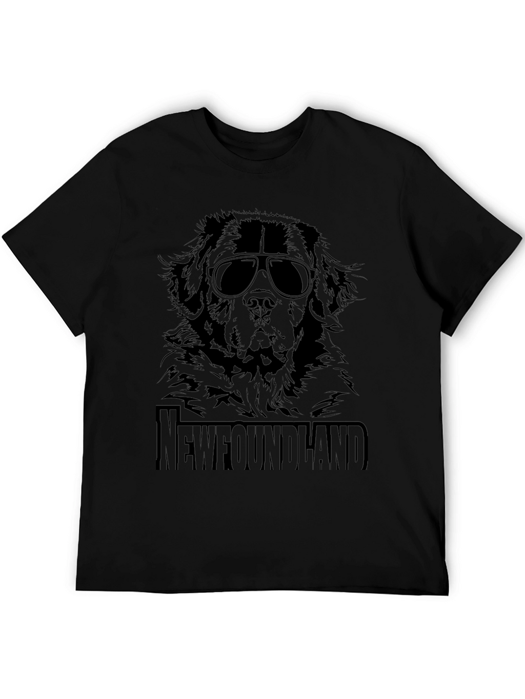 Newfoundland Dog Sunglasses T-Shirt