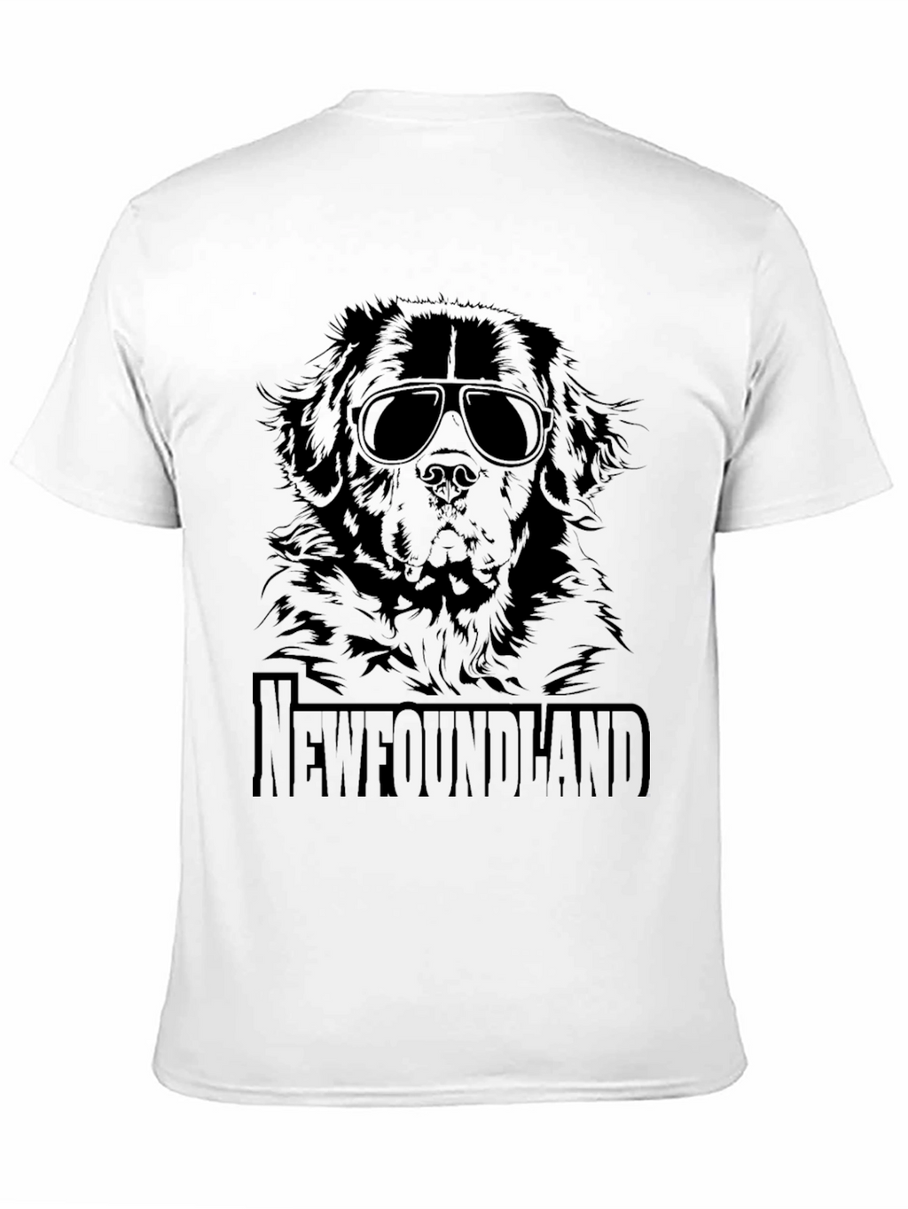 Newfoundland Dog Sunglasses T-Shirt