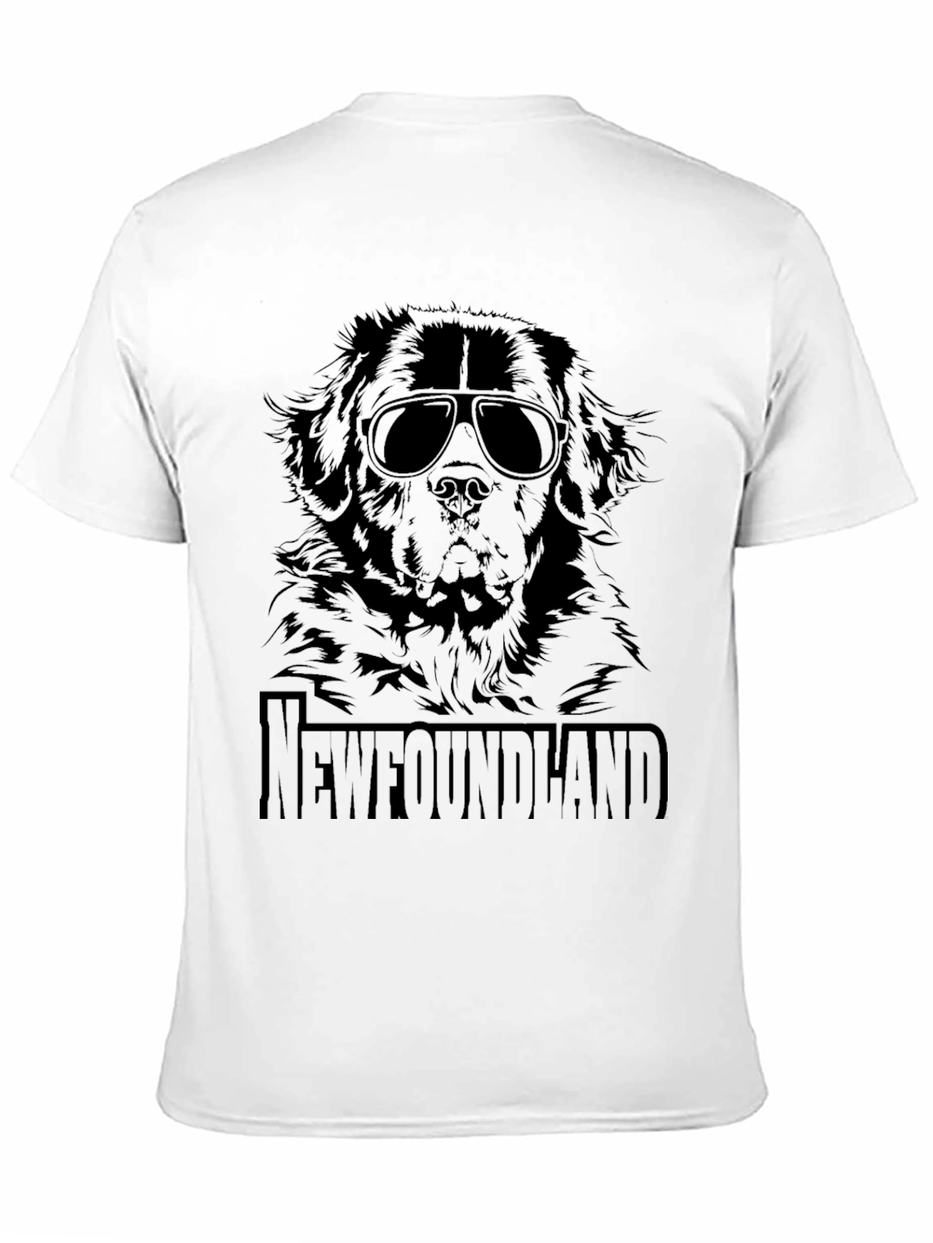 Newfoundland Dog Sunglasses T-Shirt