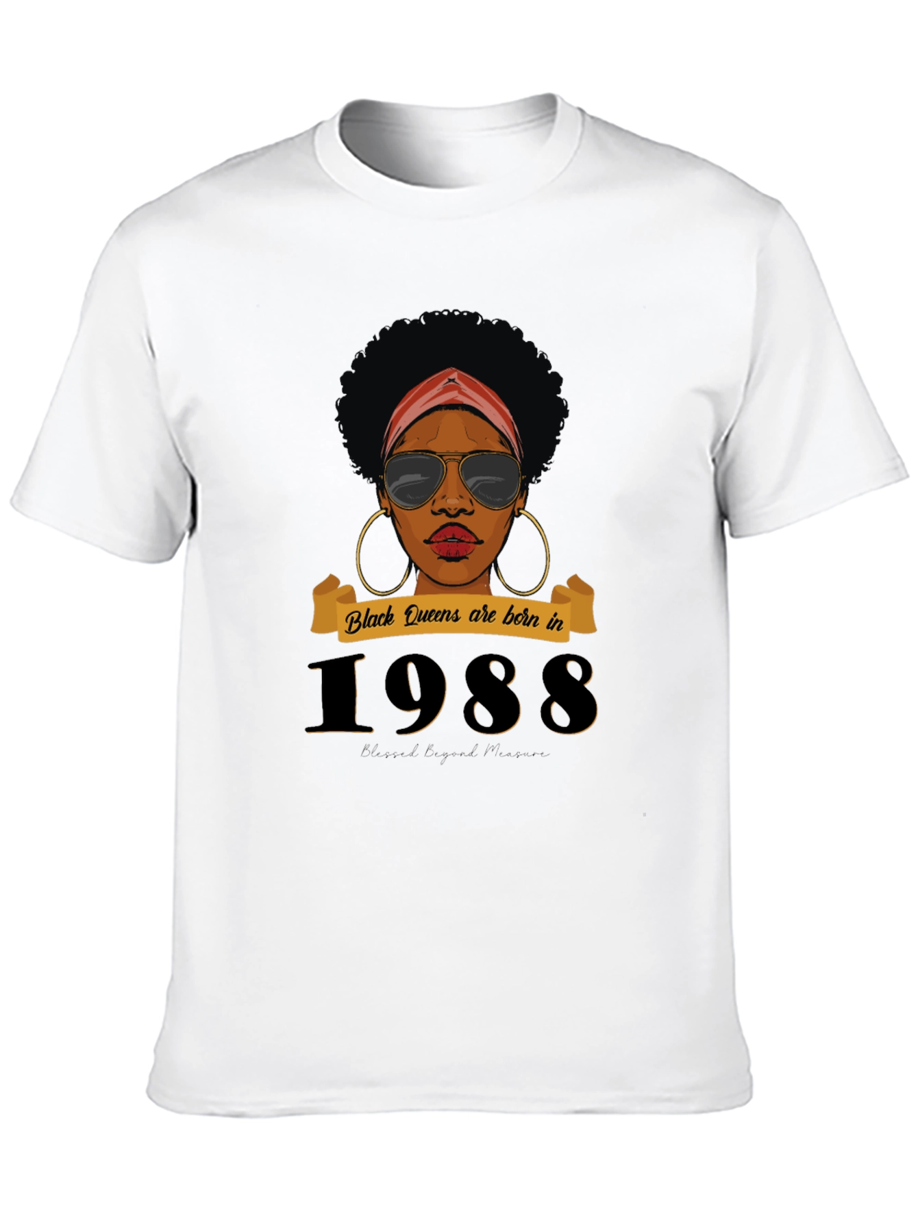 Black Queens Born in 1988 T-Shirt