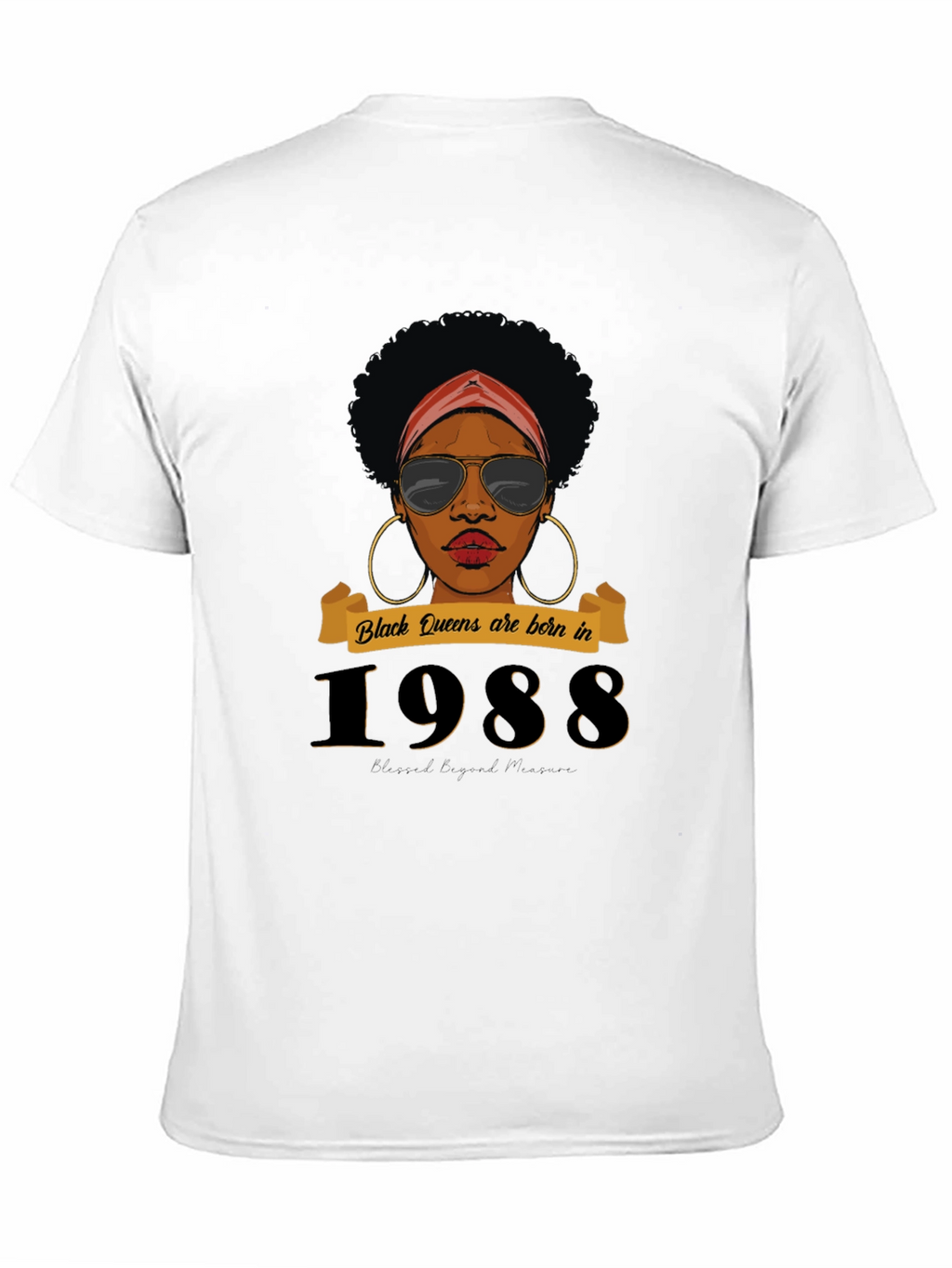 Black Queens Born in 1988 T-Shirt