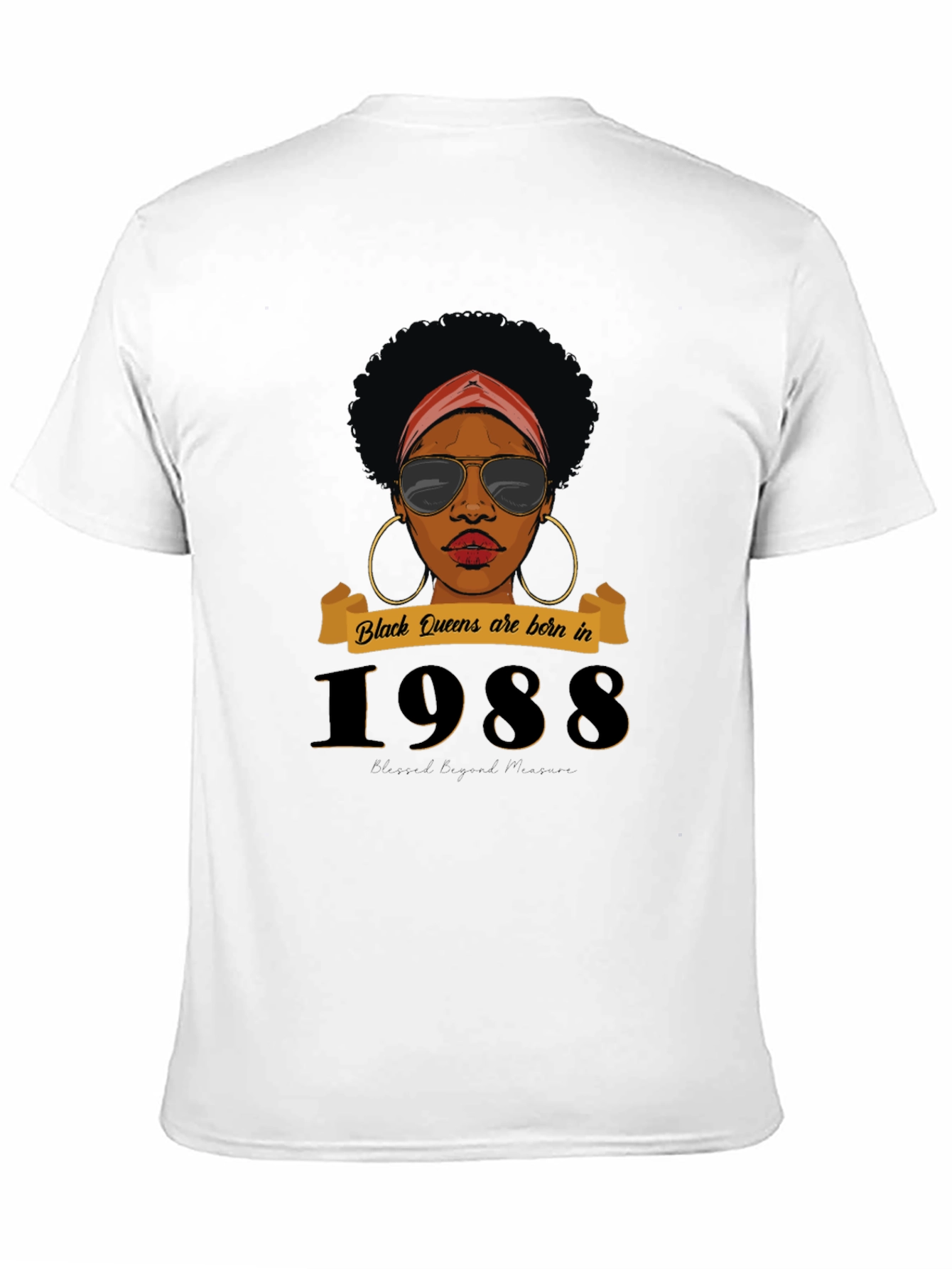 Black Queens Born in 1988 T-Shirt