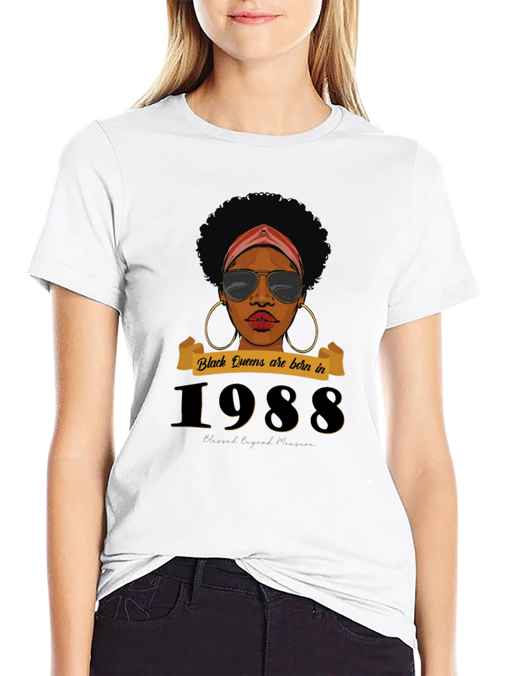 Black Queens Born in 1988 T-Shirt