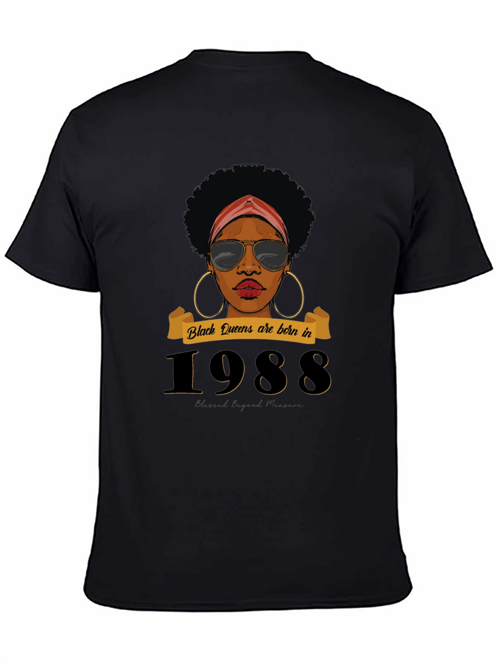 Black Queens Born in 1988 T-Shirt