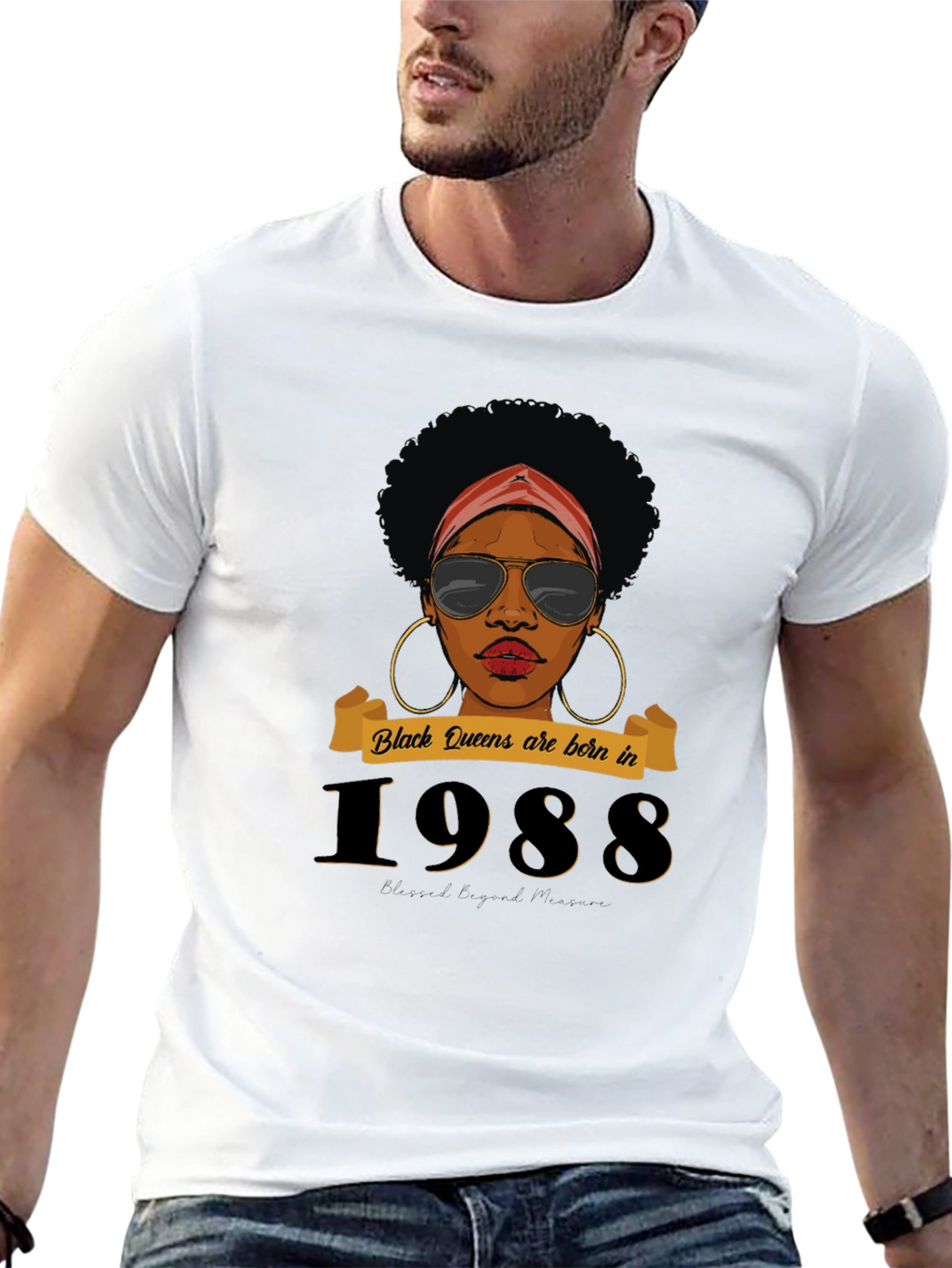 Black Queens Born in 1988 T-Shirt