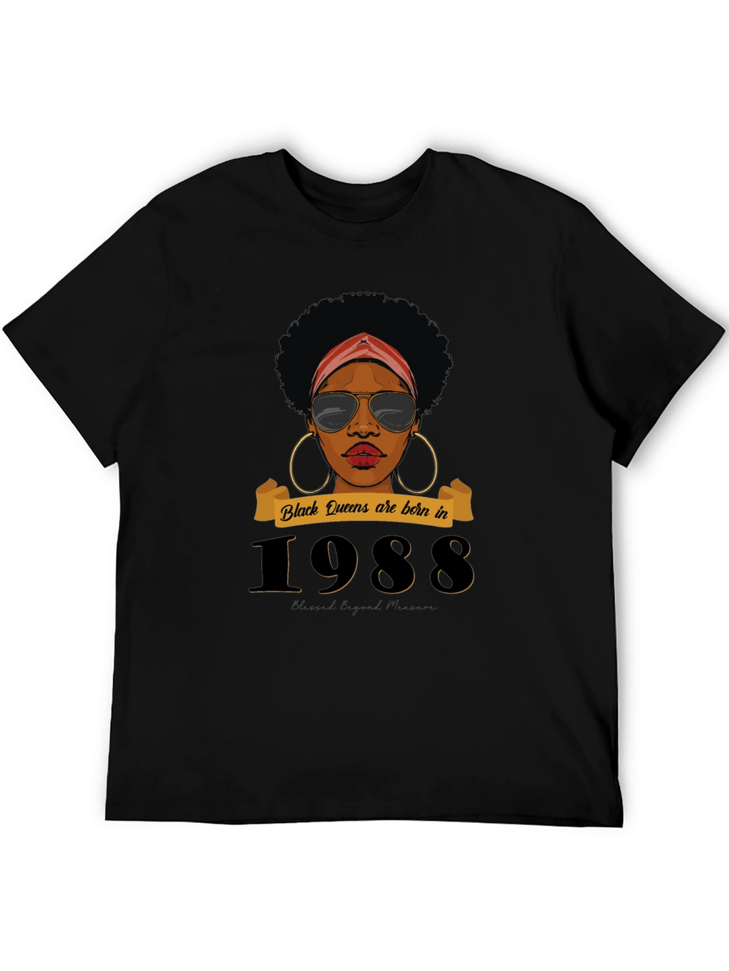 Black Queens Born in 1988 T-Shirt
