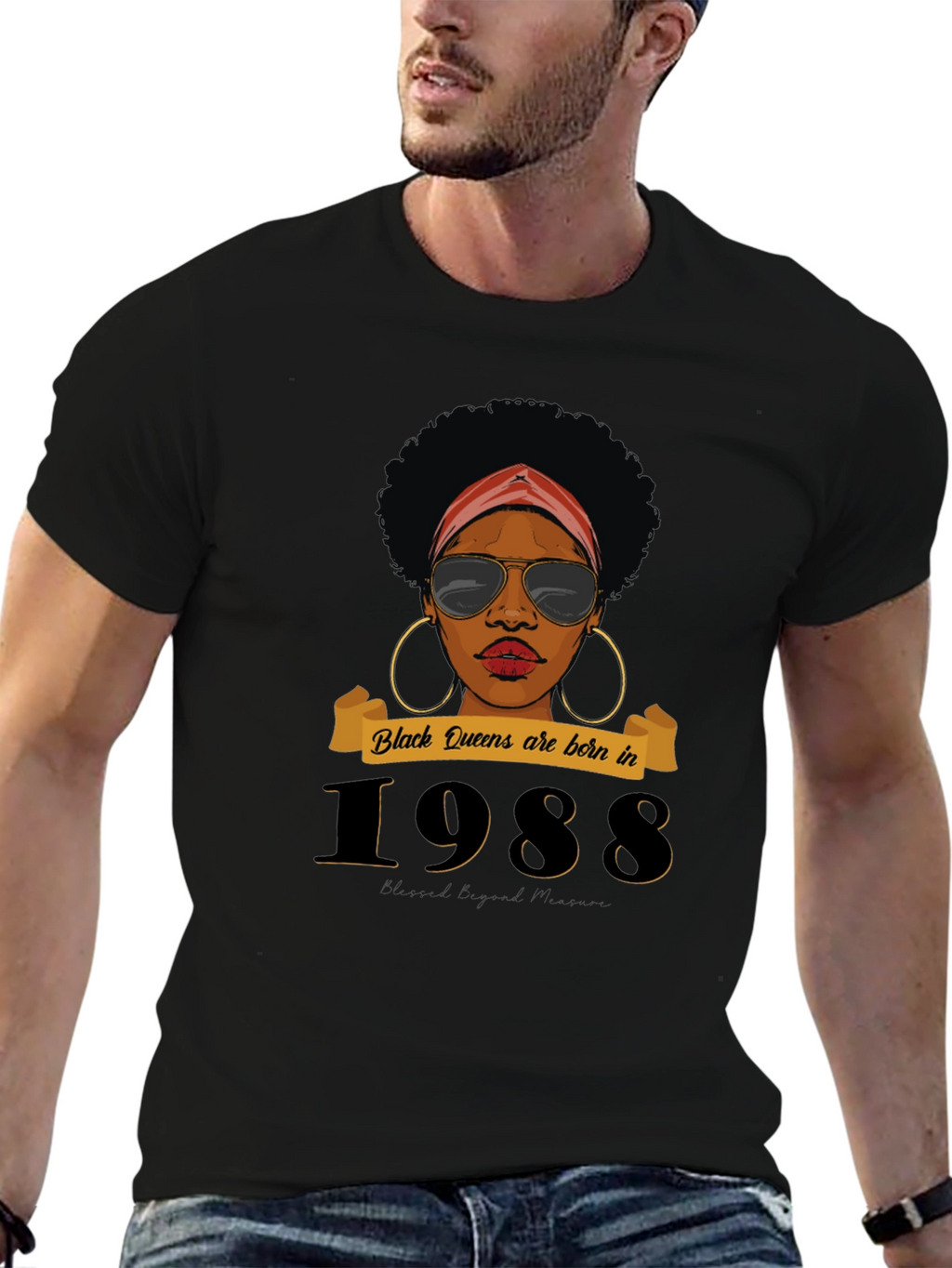 Black Queens Born in 1988 T-Shirt
