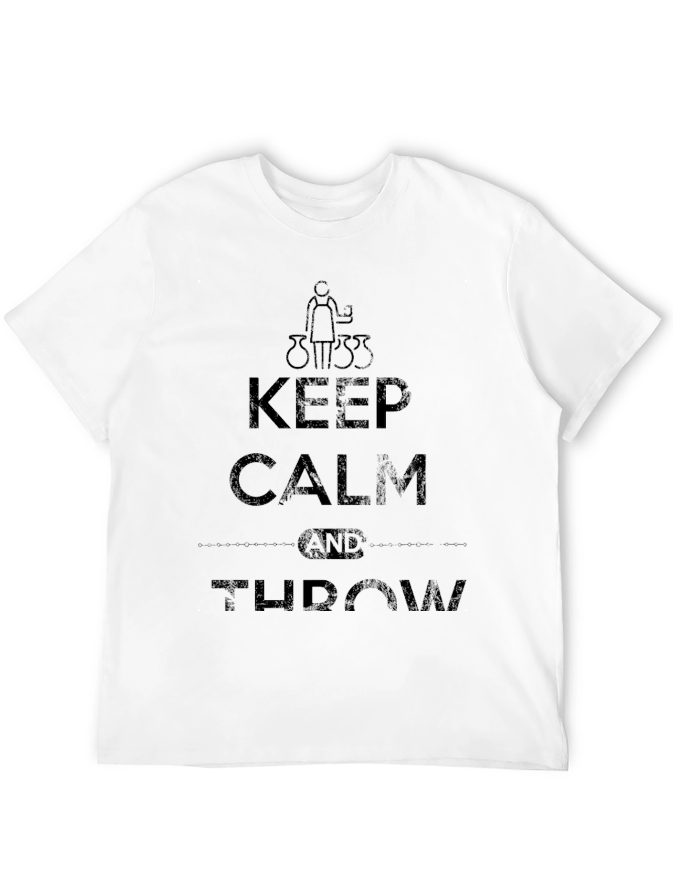 Keep Calm and Throw T-Shirt - Pottery Lover Tee