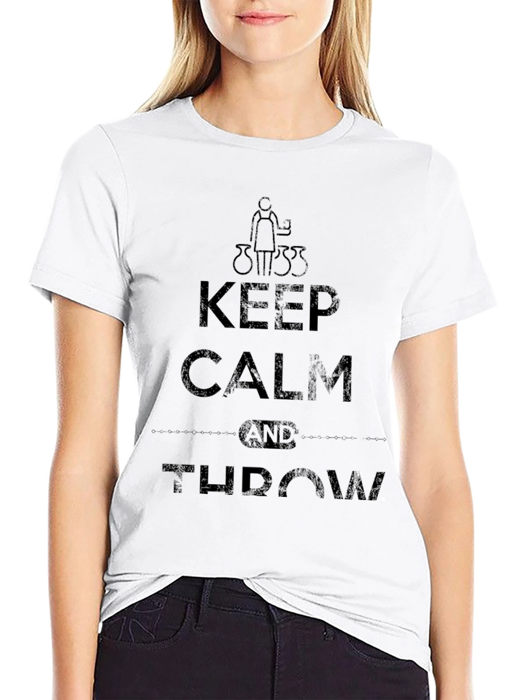 Keep Calm and Throw T-Shirt - Pottery Lover Tee